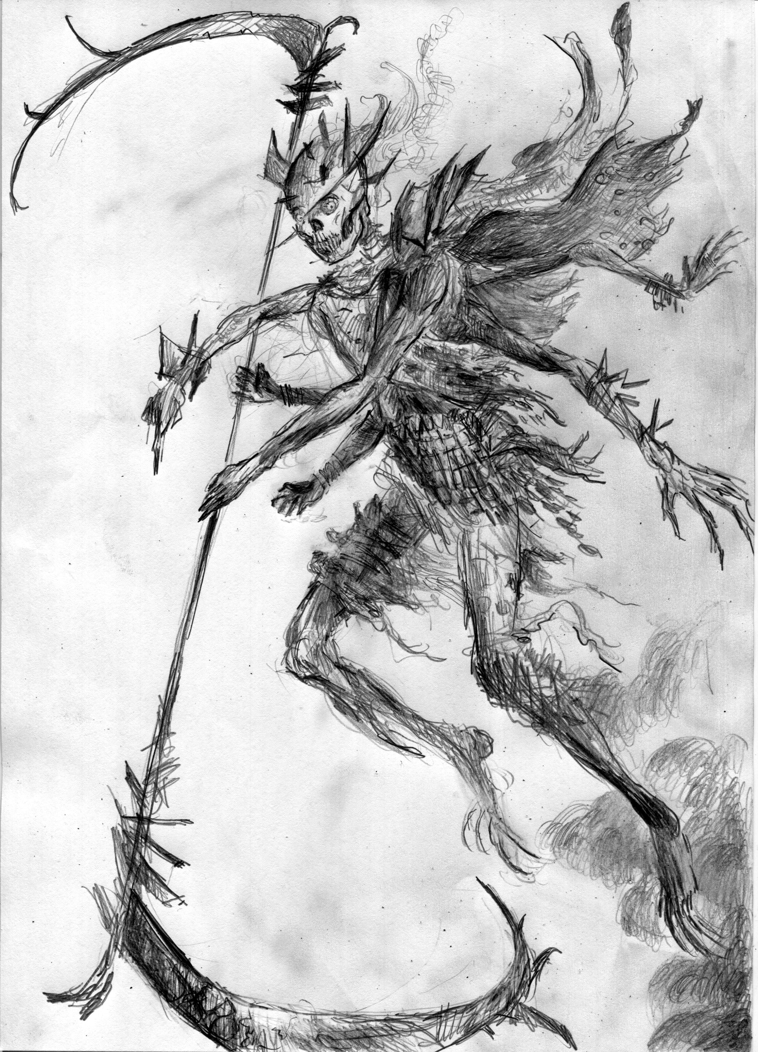 Character design de La Mort par Telamon