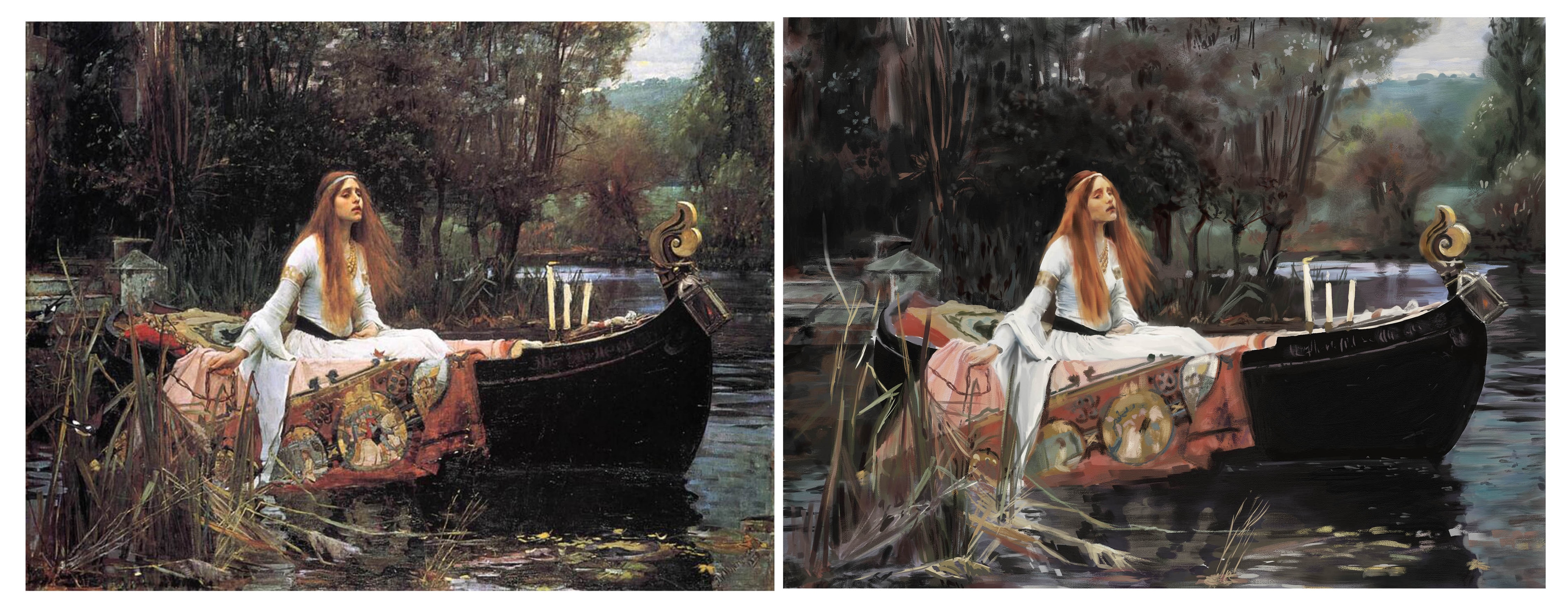 The Lady Of Shalott ( John William Waterhouse) par Caro