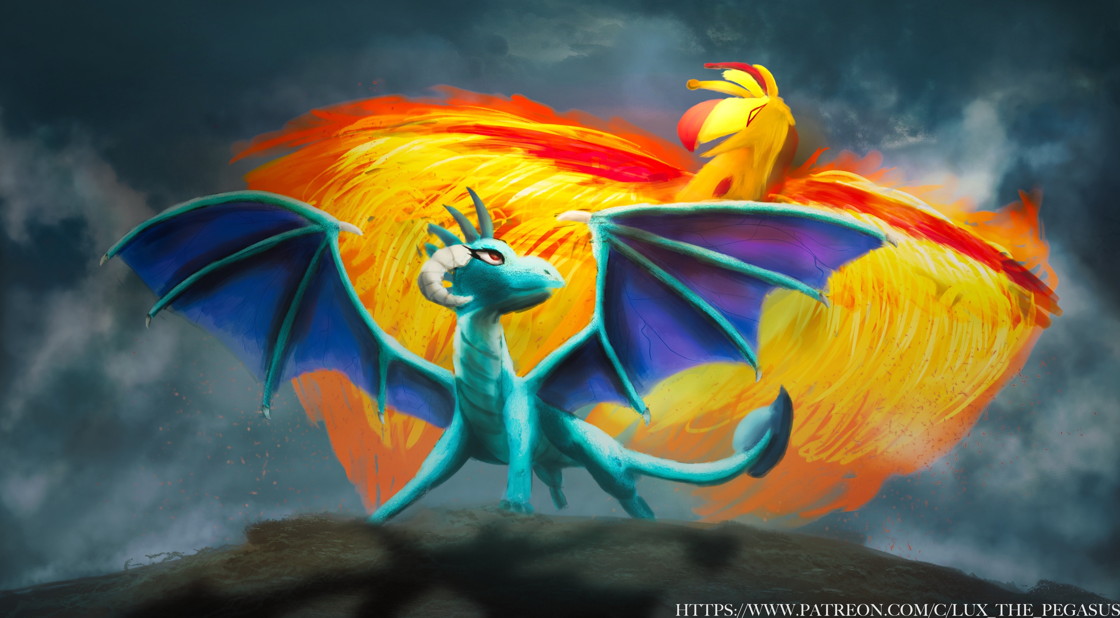 The Phoenix and the Dragon par LuxThePegasus