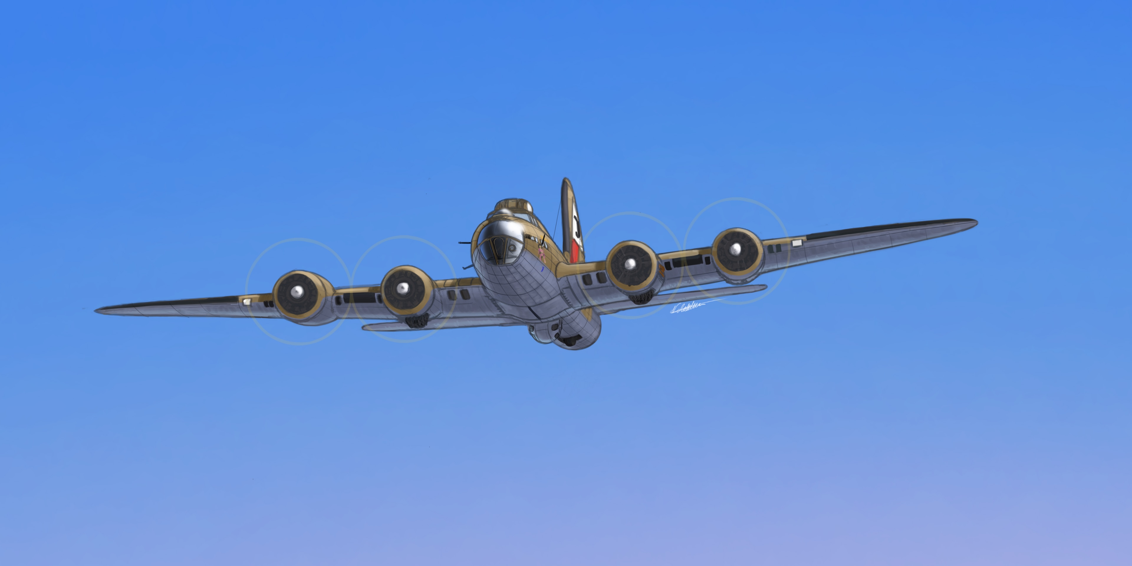 B-17G 'The Pink Lady' par Nikausse