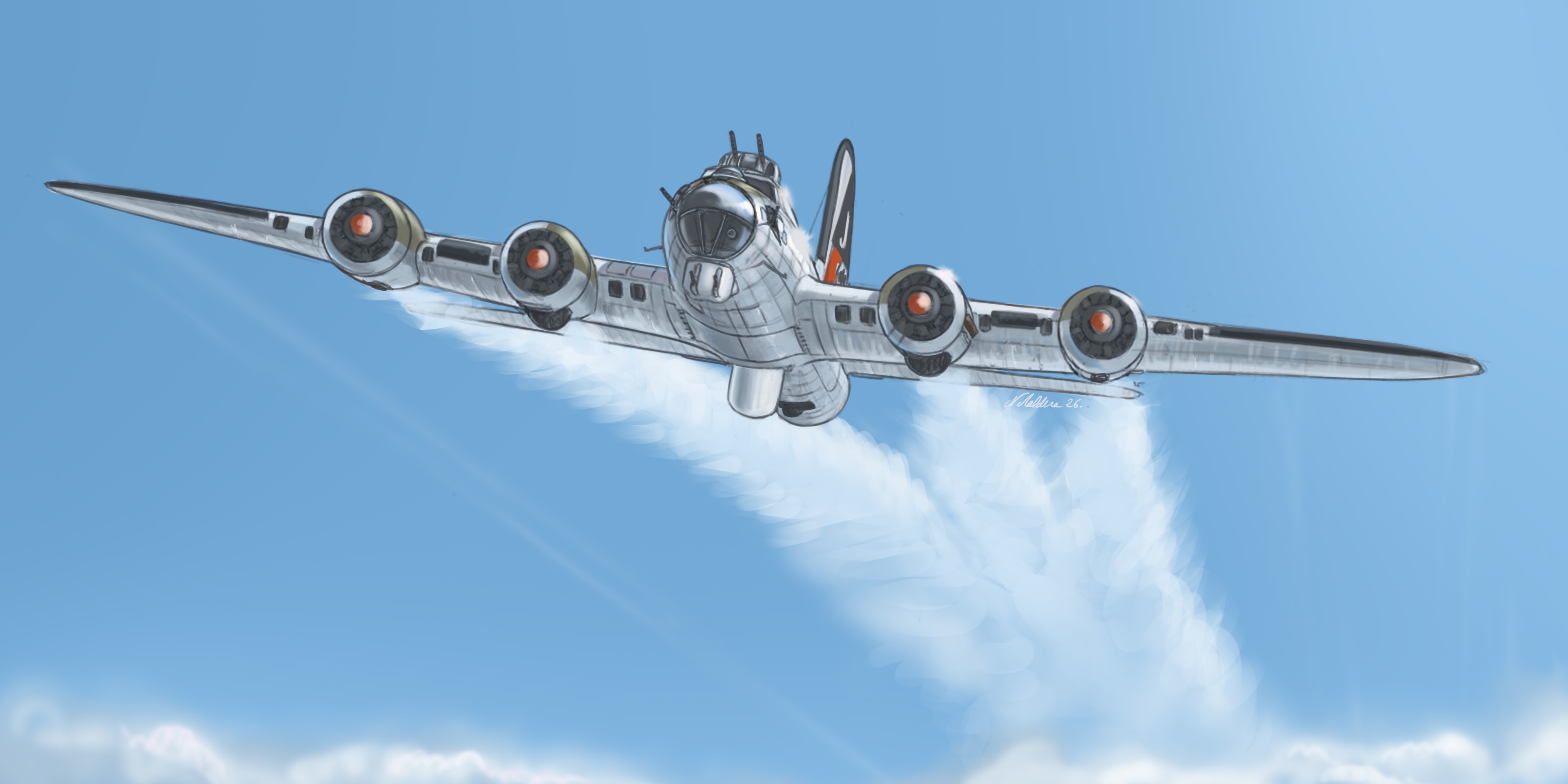 B-17G 'The Pink Lady' par Nikausse