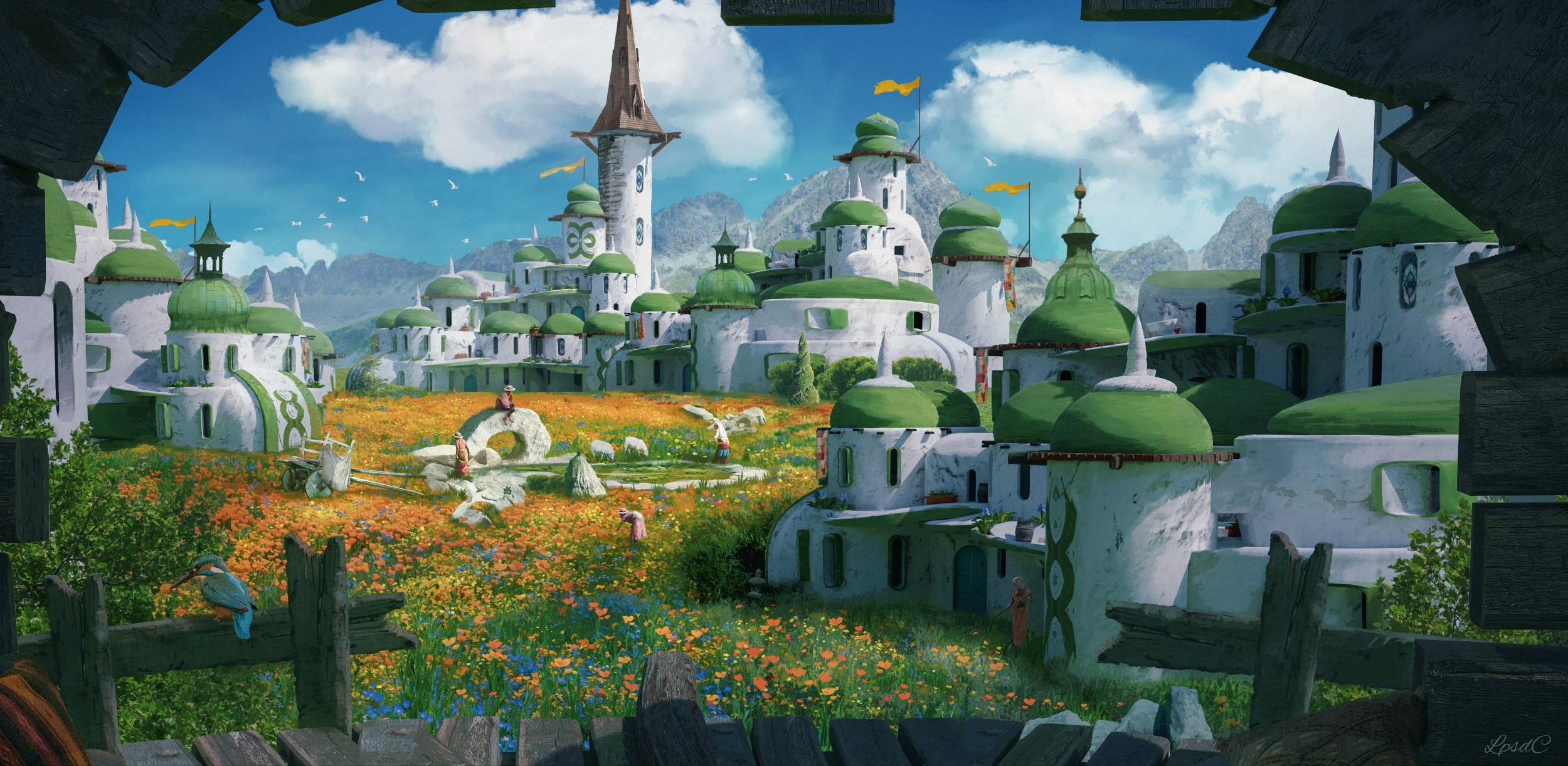 The Village of Flowers par Lpsdc