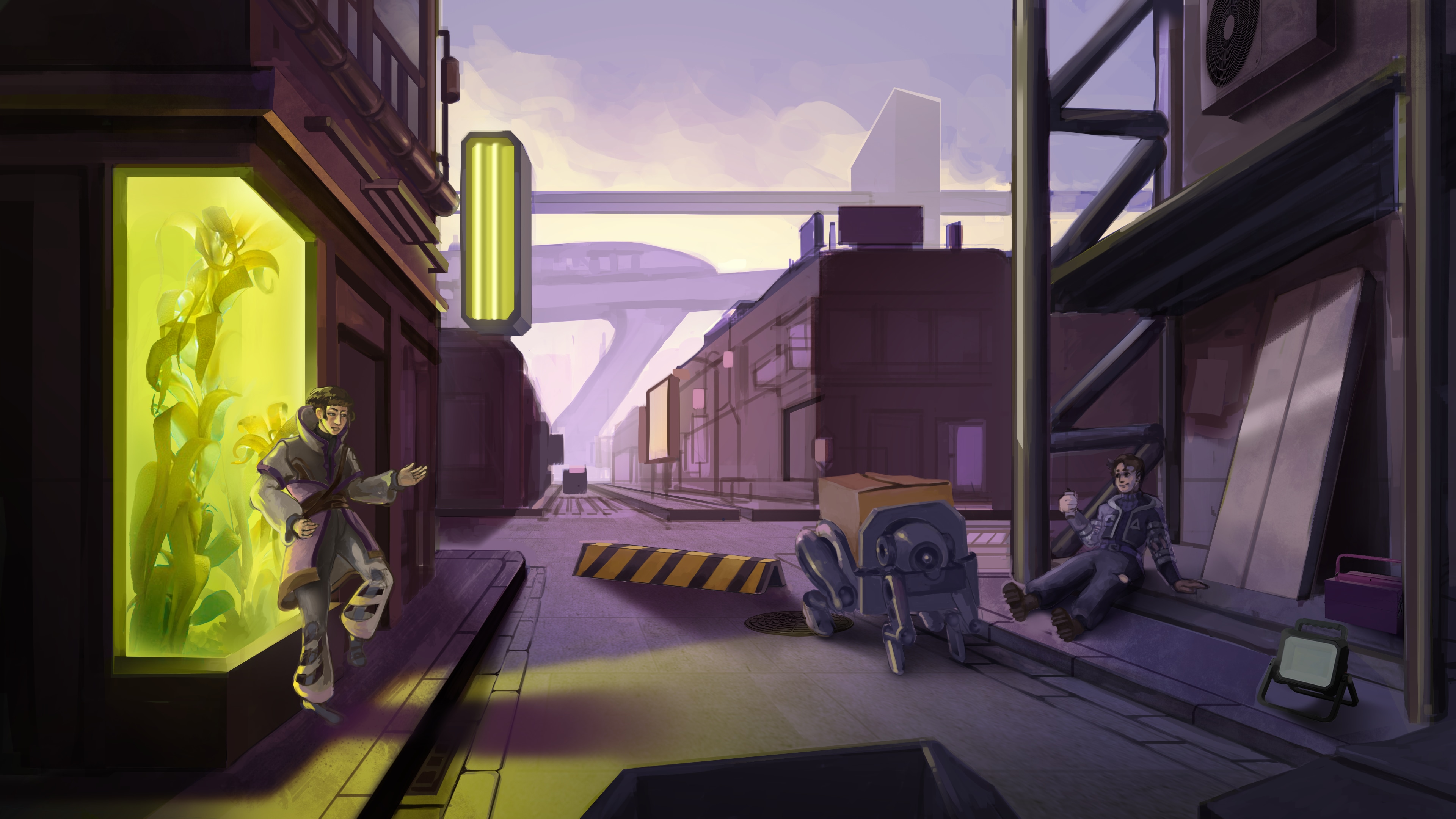 Décor Urbain par Farine