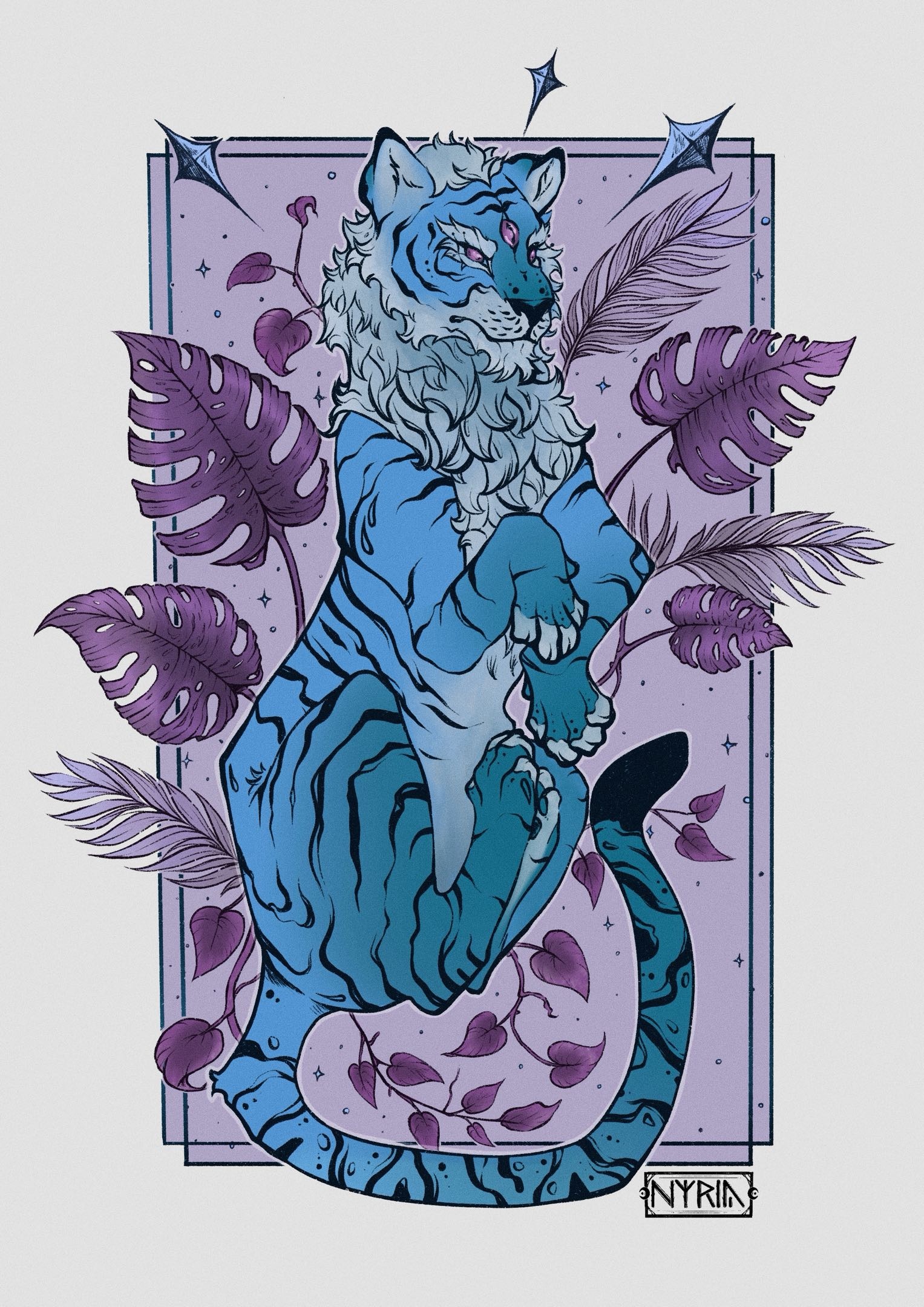 Le tigre tropical par Nyria