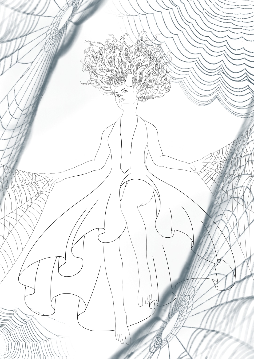 Inktober 2025 - Tissage par LaMaKrea