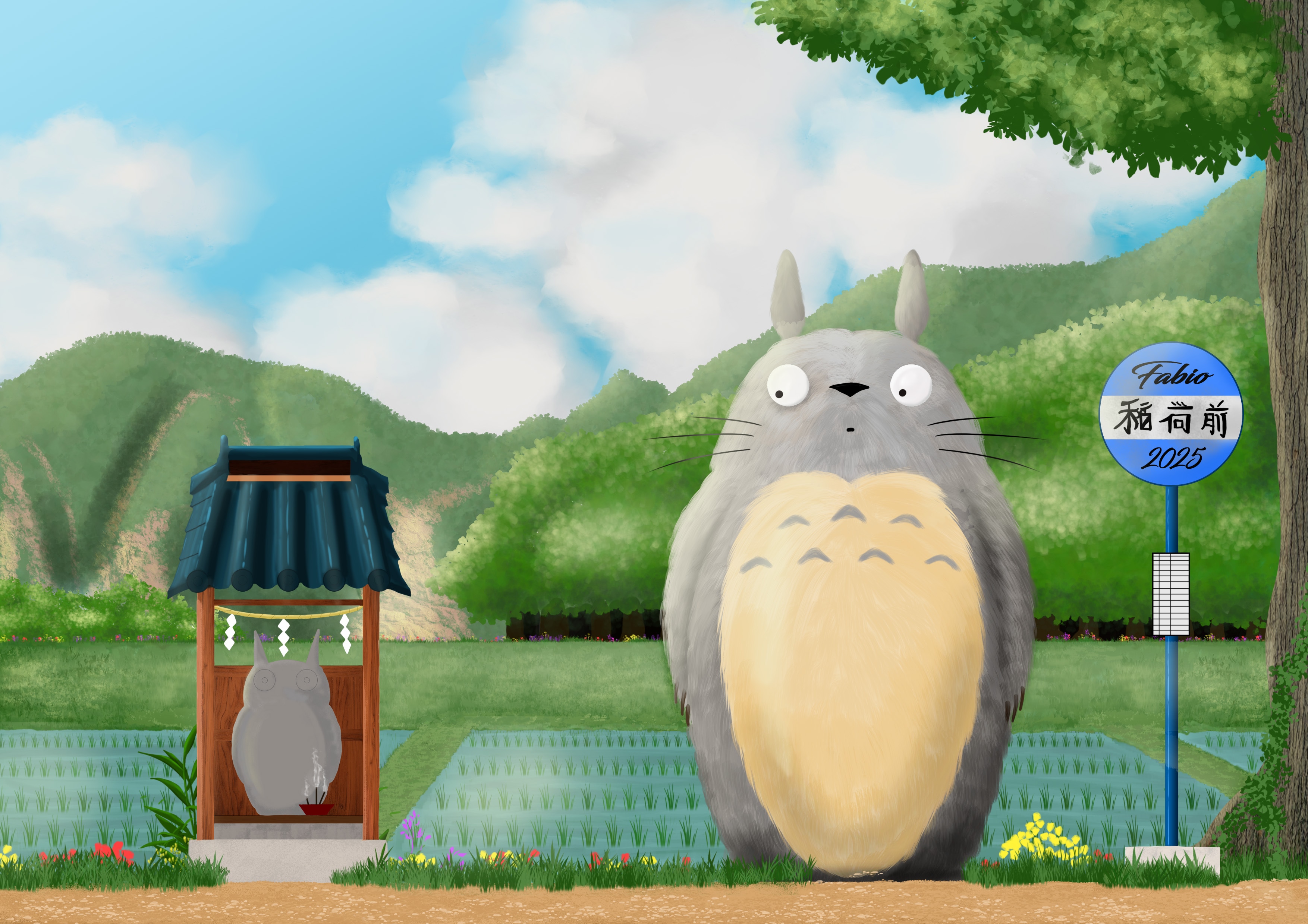 un hokkora pour Totoro par fabio