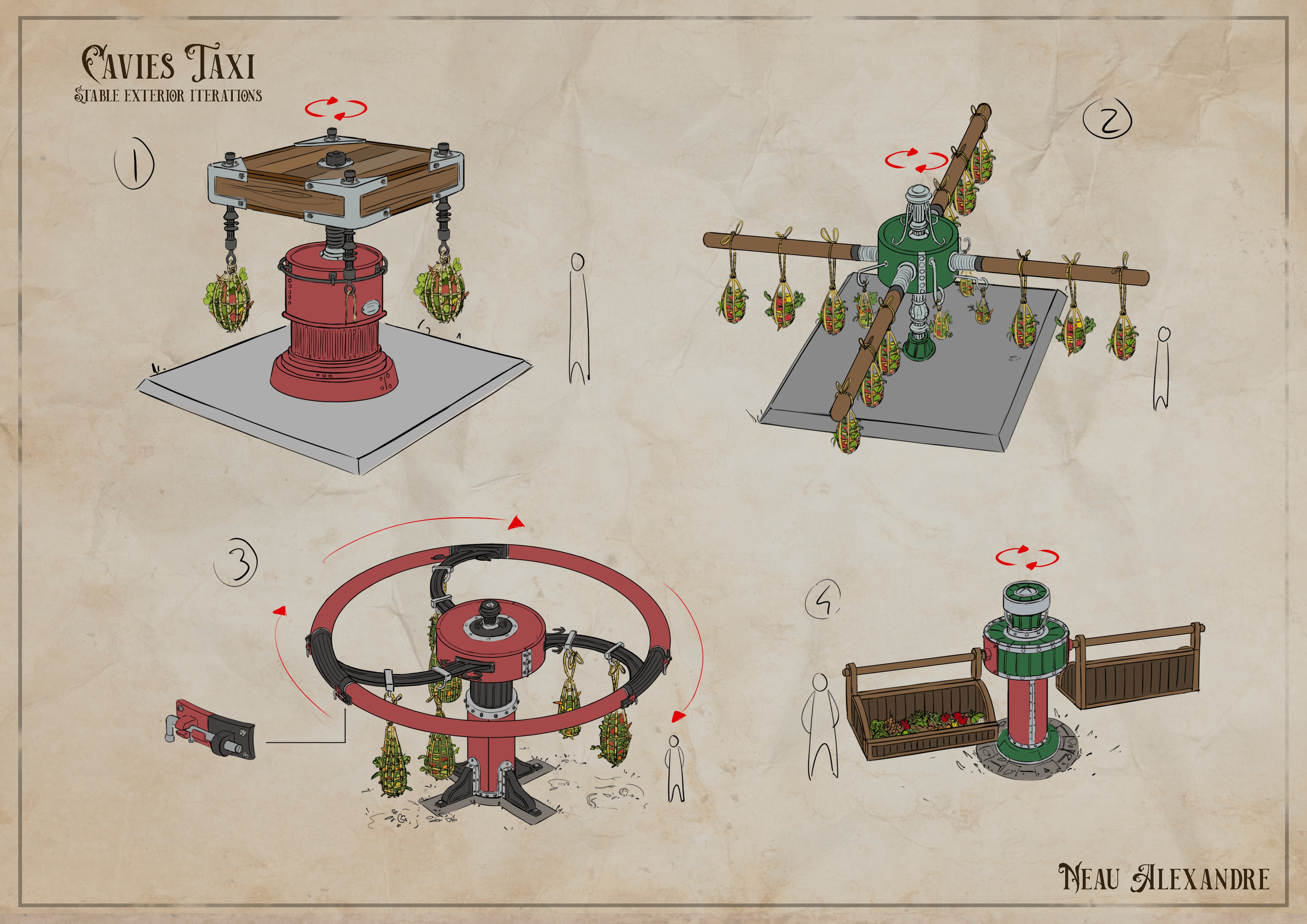 Cavies Taxi - Exterior & Props par radec