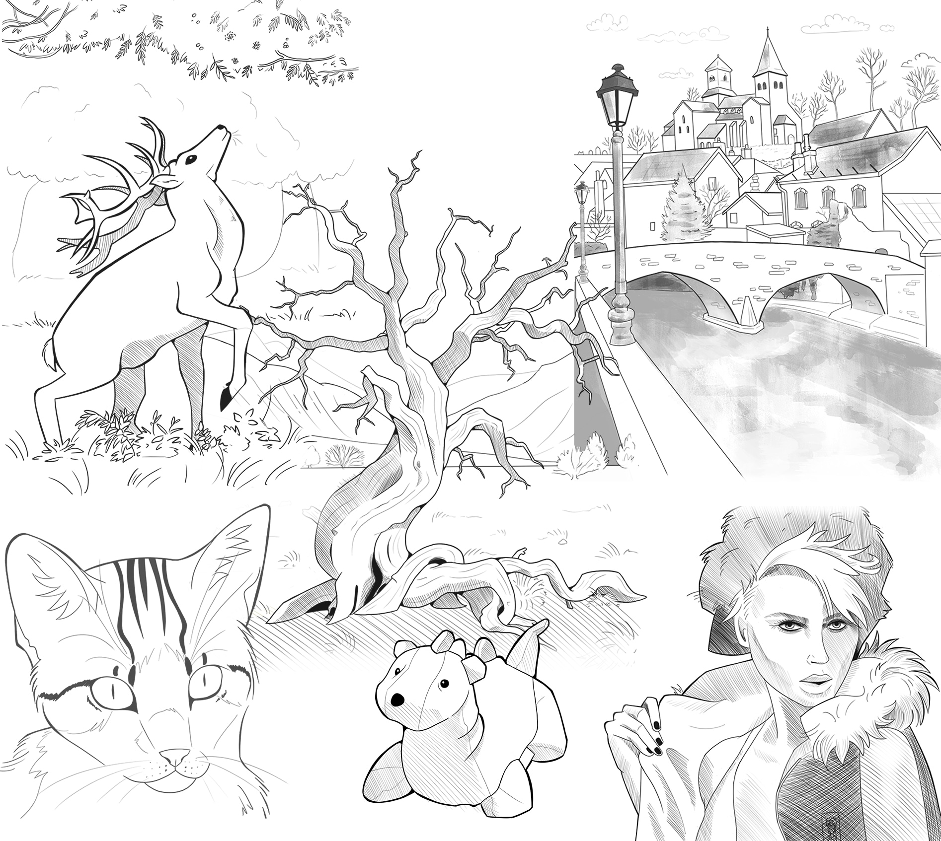 Planche de croquis par lisa_dechaux