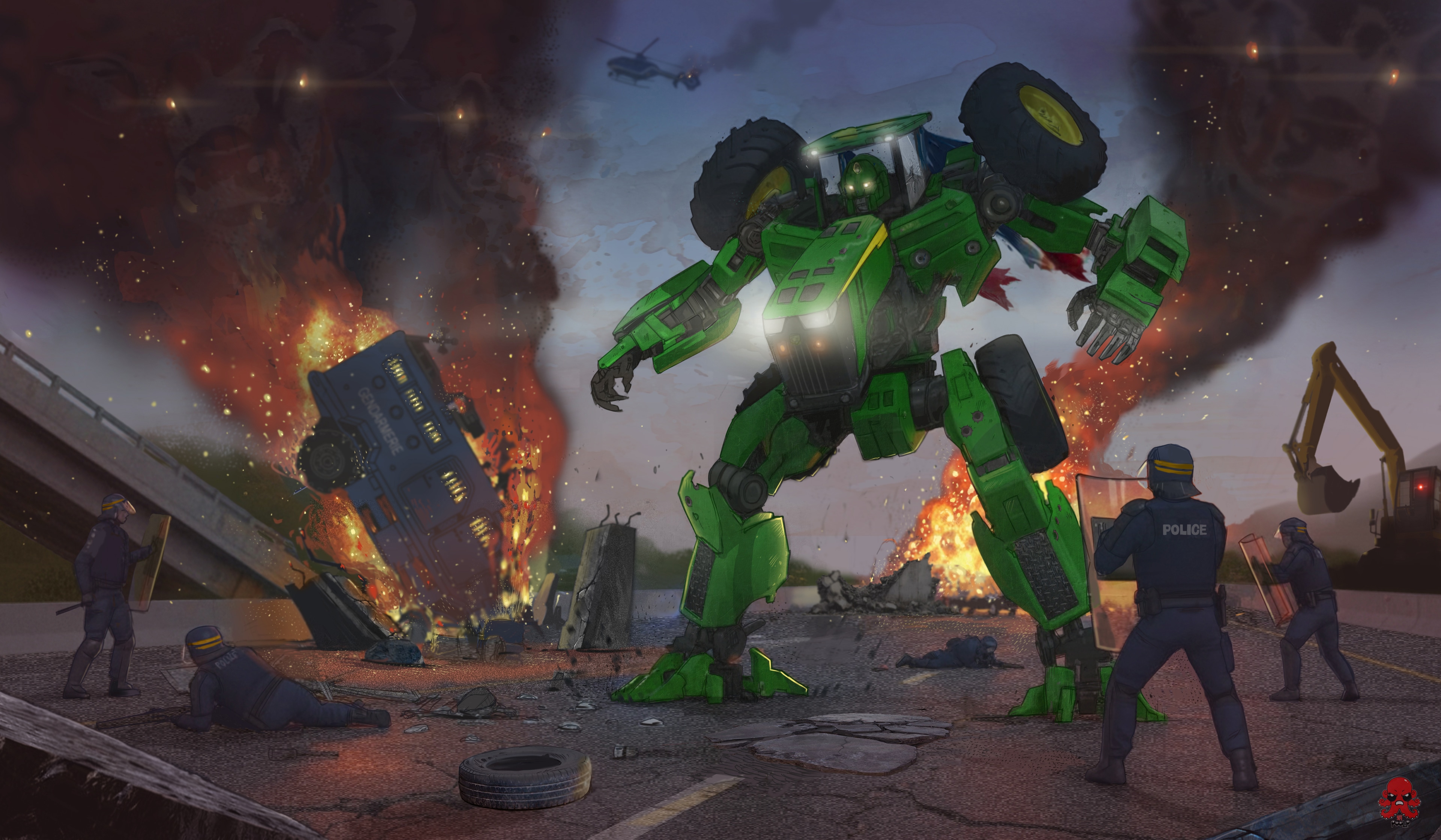 légitime défense, légitime survie, légitime résistance... par SYLV le POOLP