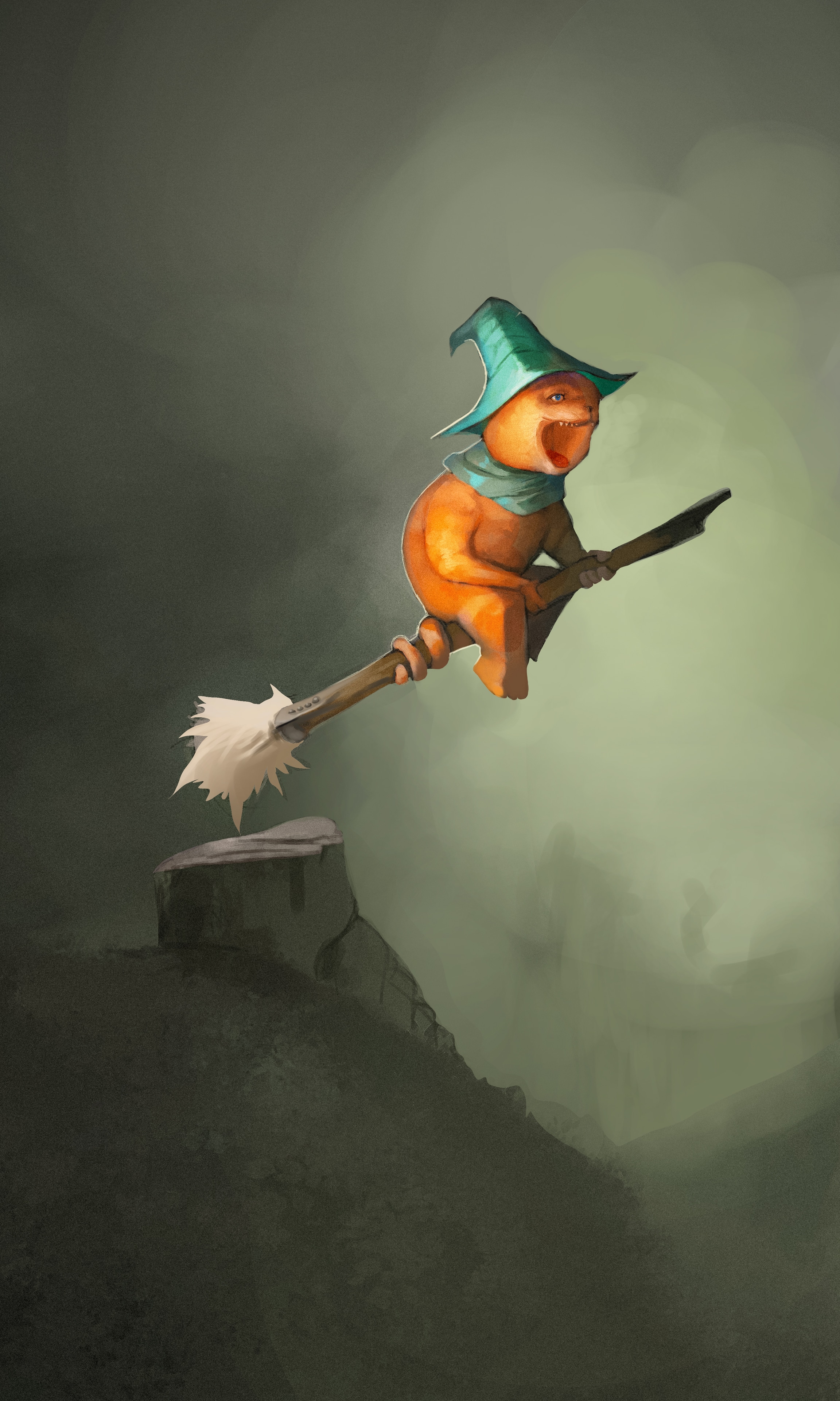 The Witch cat par Wilfrejus