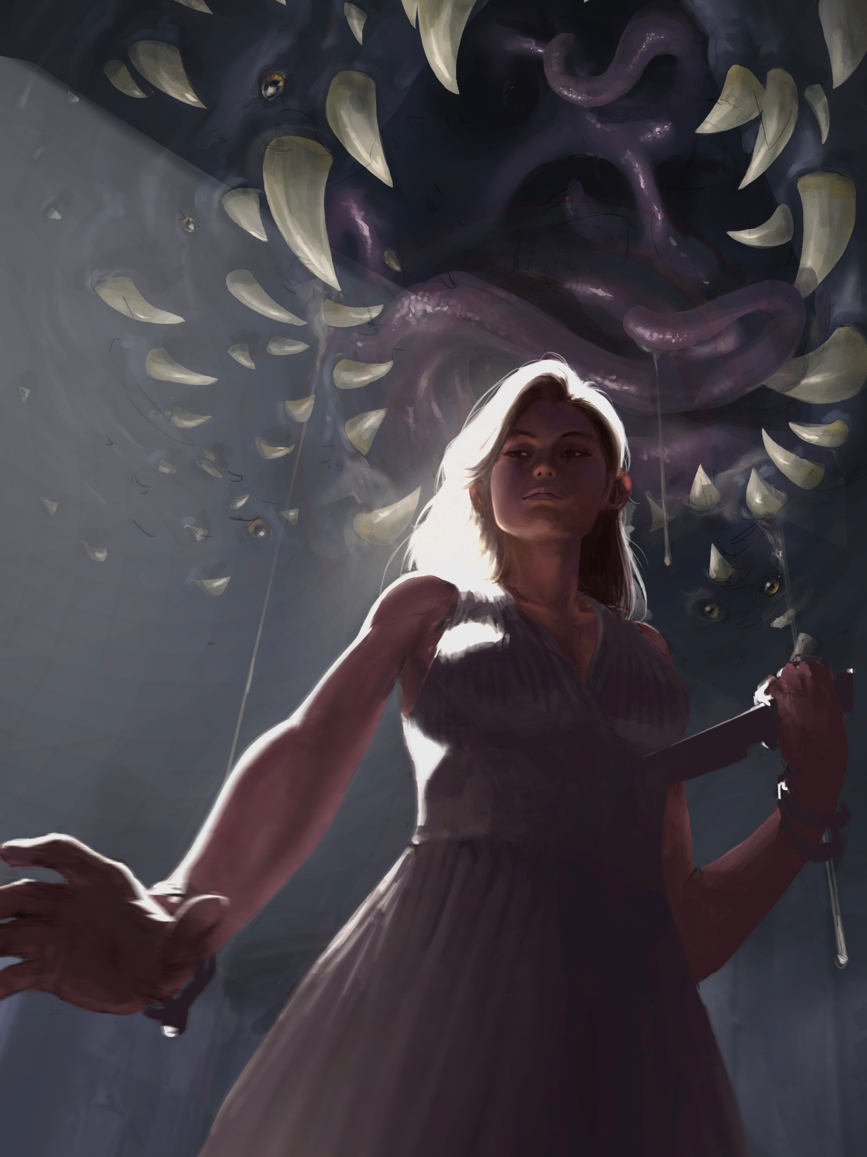 "Le piège de l'ombre" illustration challenge #19 DPS par poltu