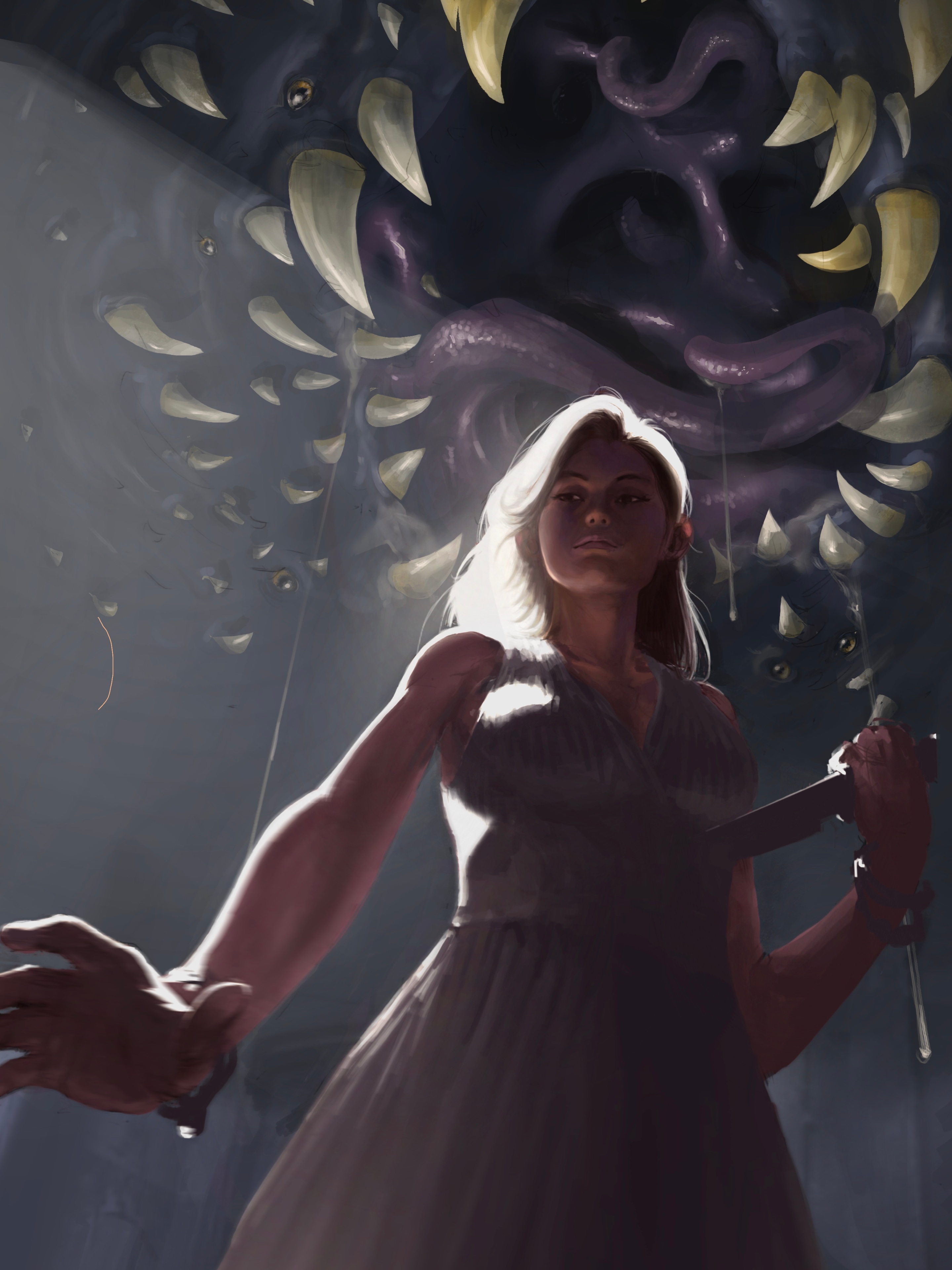 "Le piège de l'ombre" illustration challenge #19 DPS par poltu