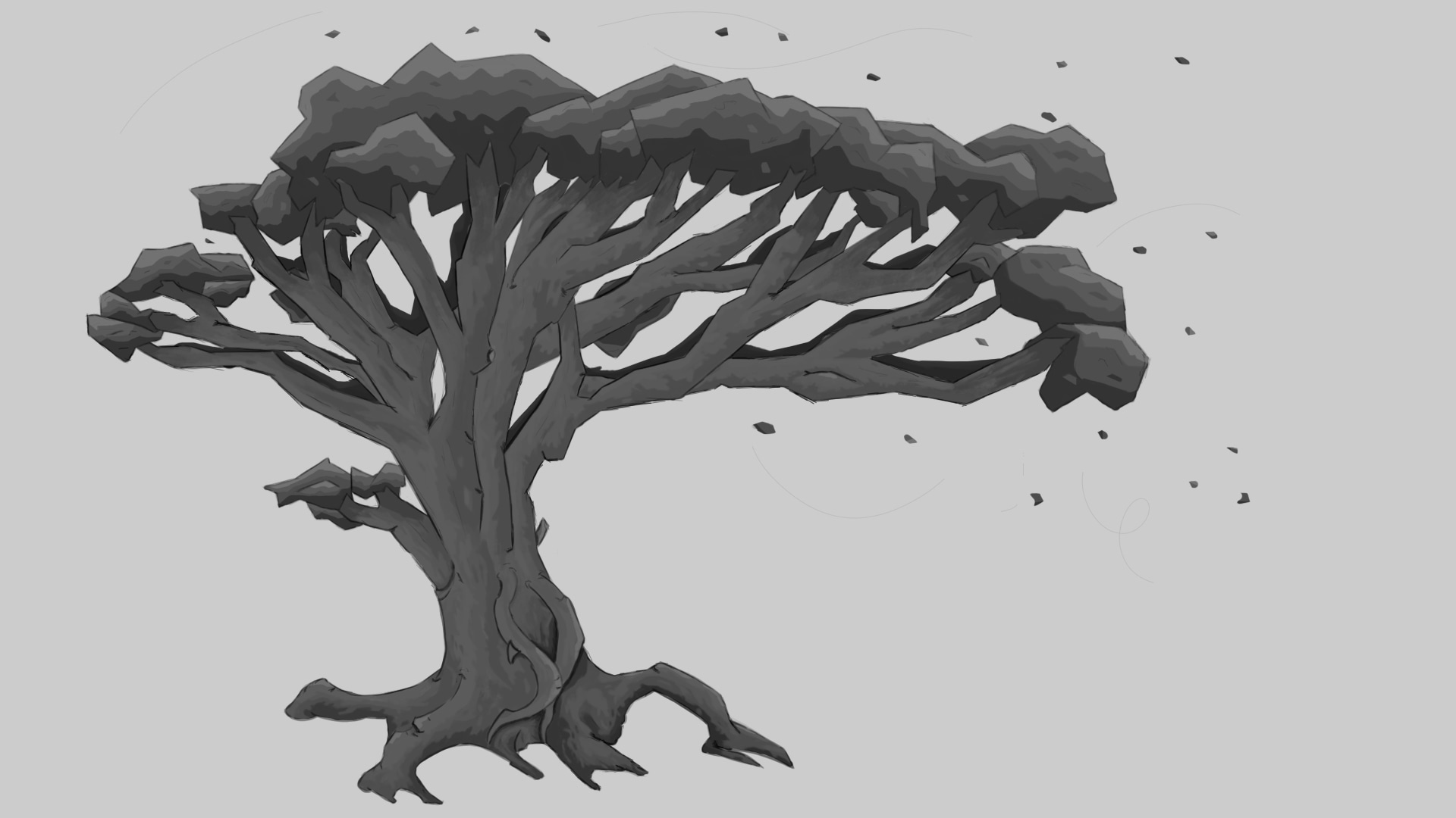 Arbre stylisé en valeur par DylanFaliguerho