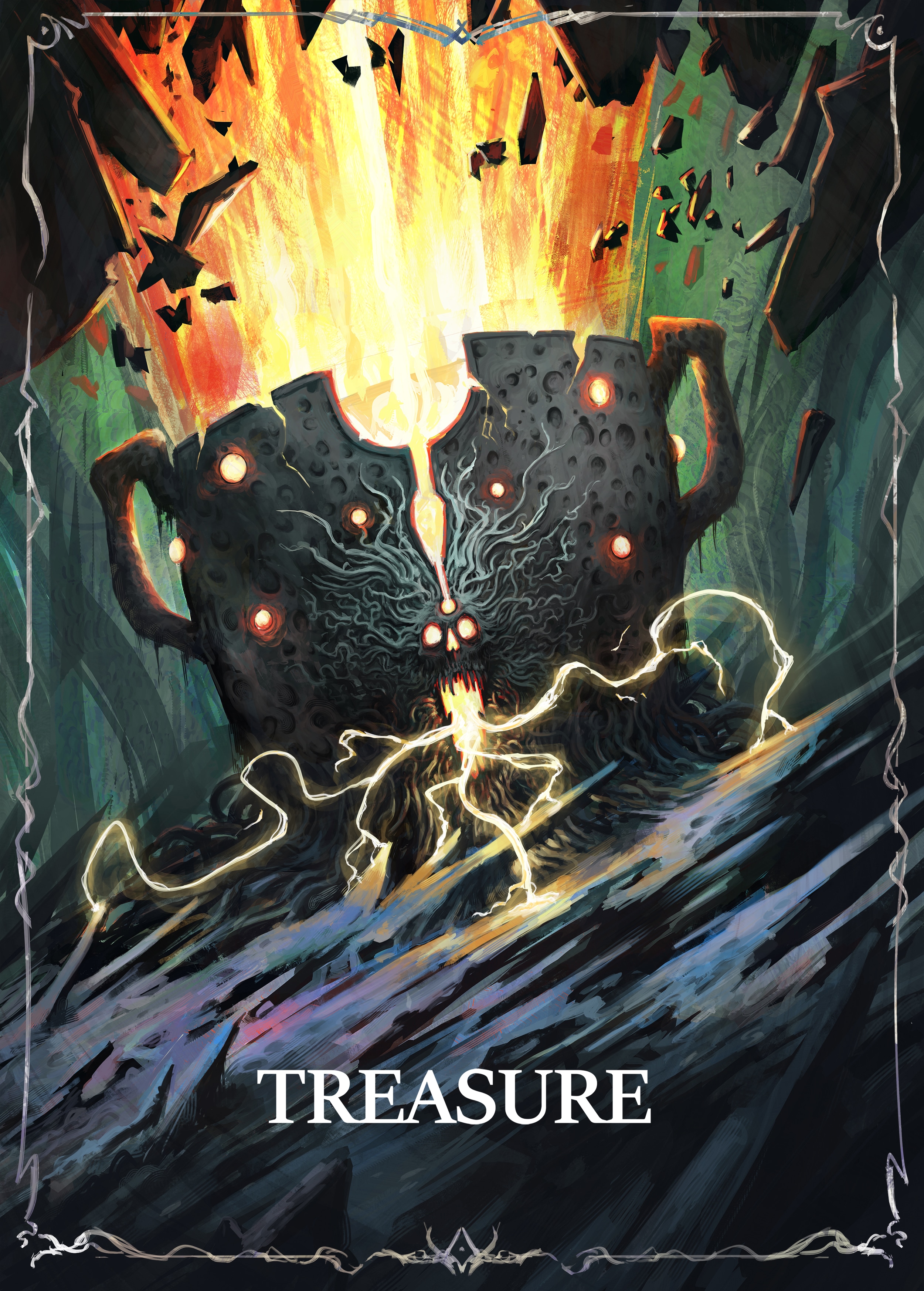 token trésor par white