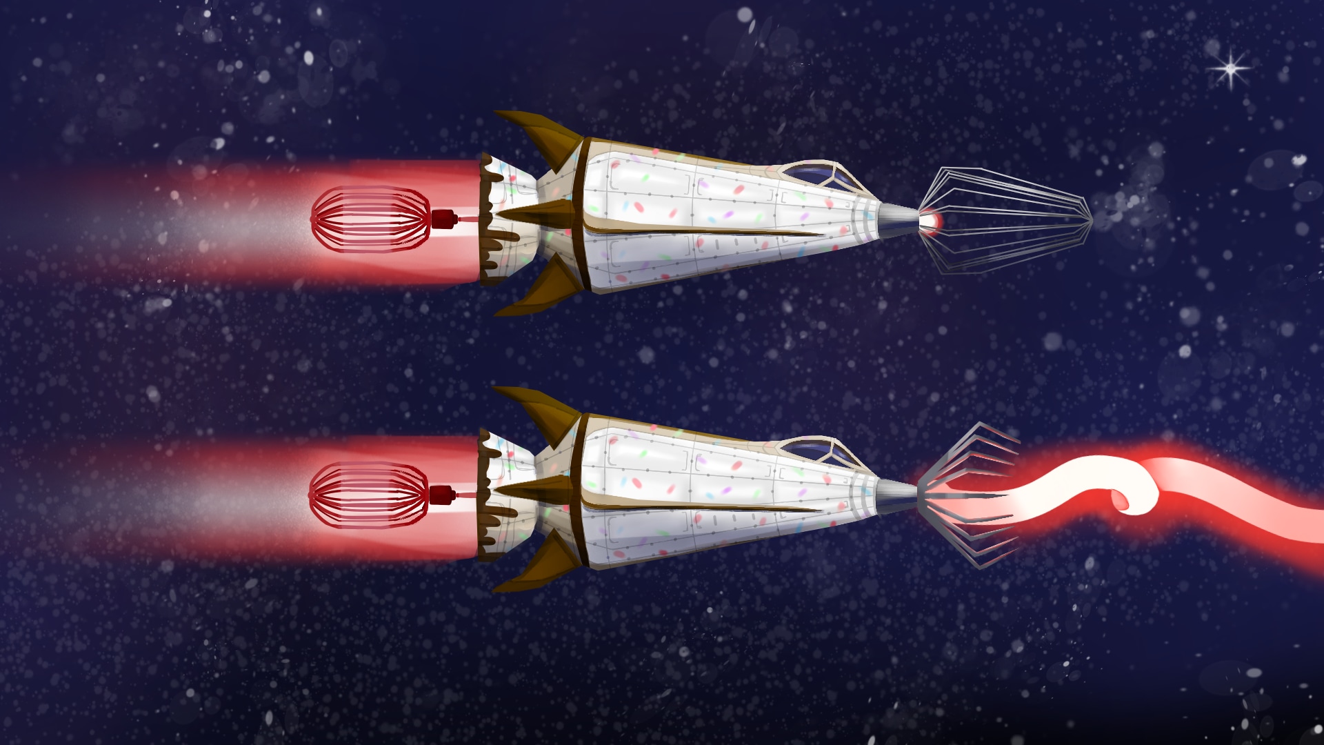 Vaisseau inspiré d'électroménager par Bumdyne
