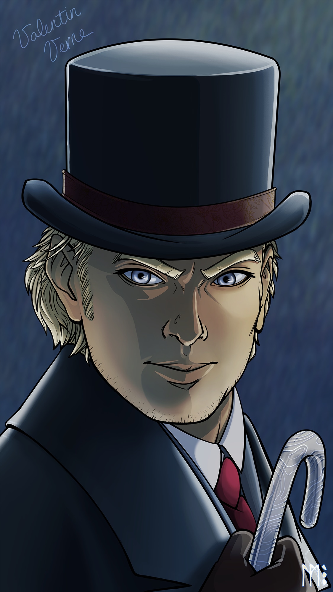 Chapitre 0 - Exercice - Portrait de Valentin Verne. par meliwn