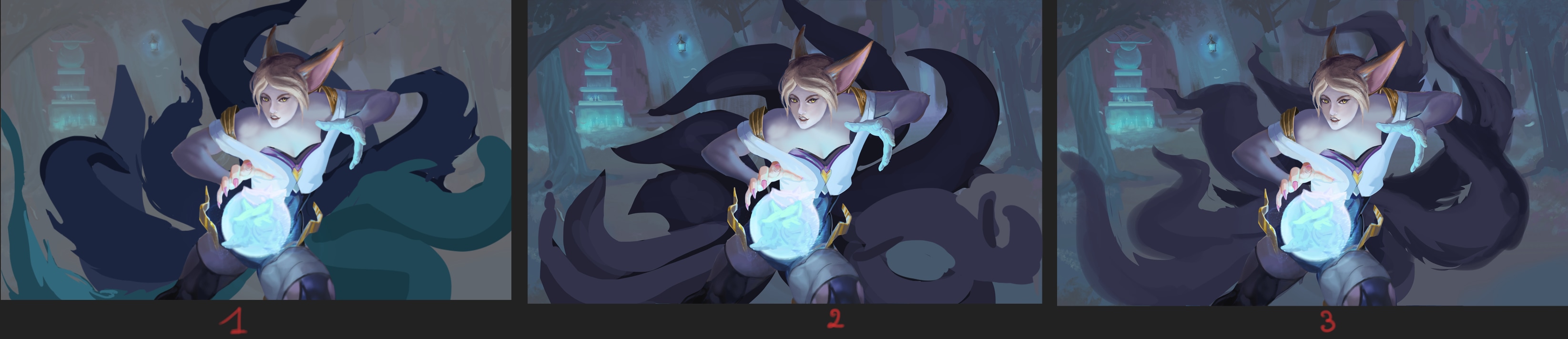 Ahri K/da fan art par Ma'ari