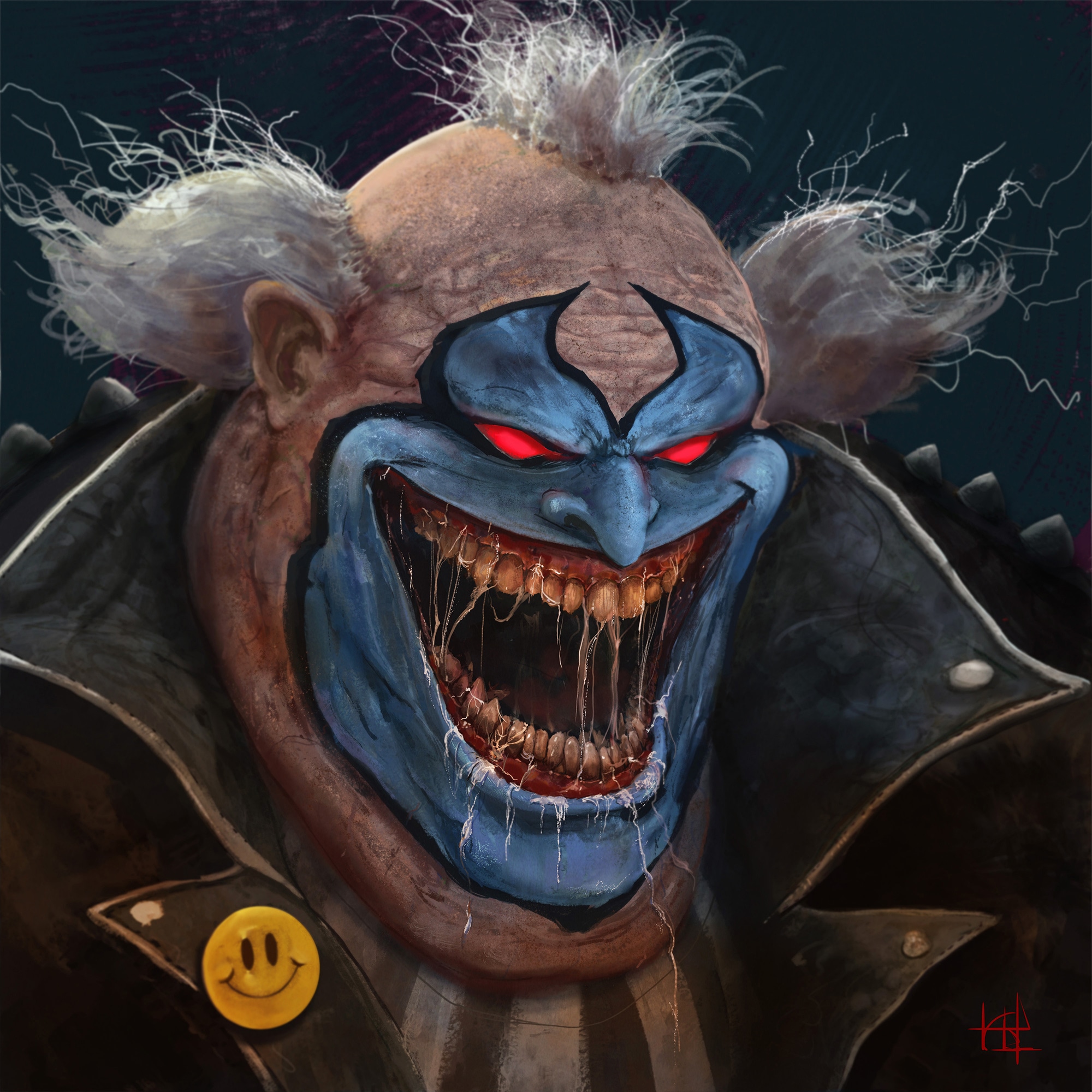 Violator - clown form- SPAWN par __Ghislain__