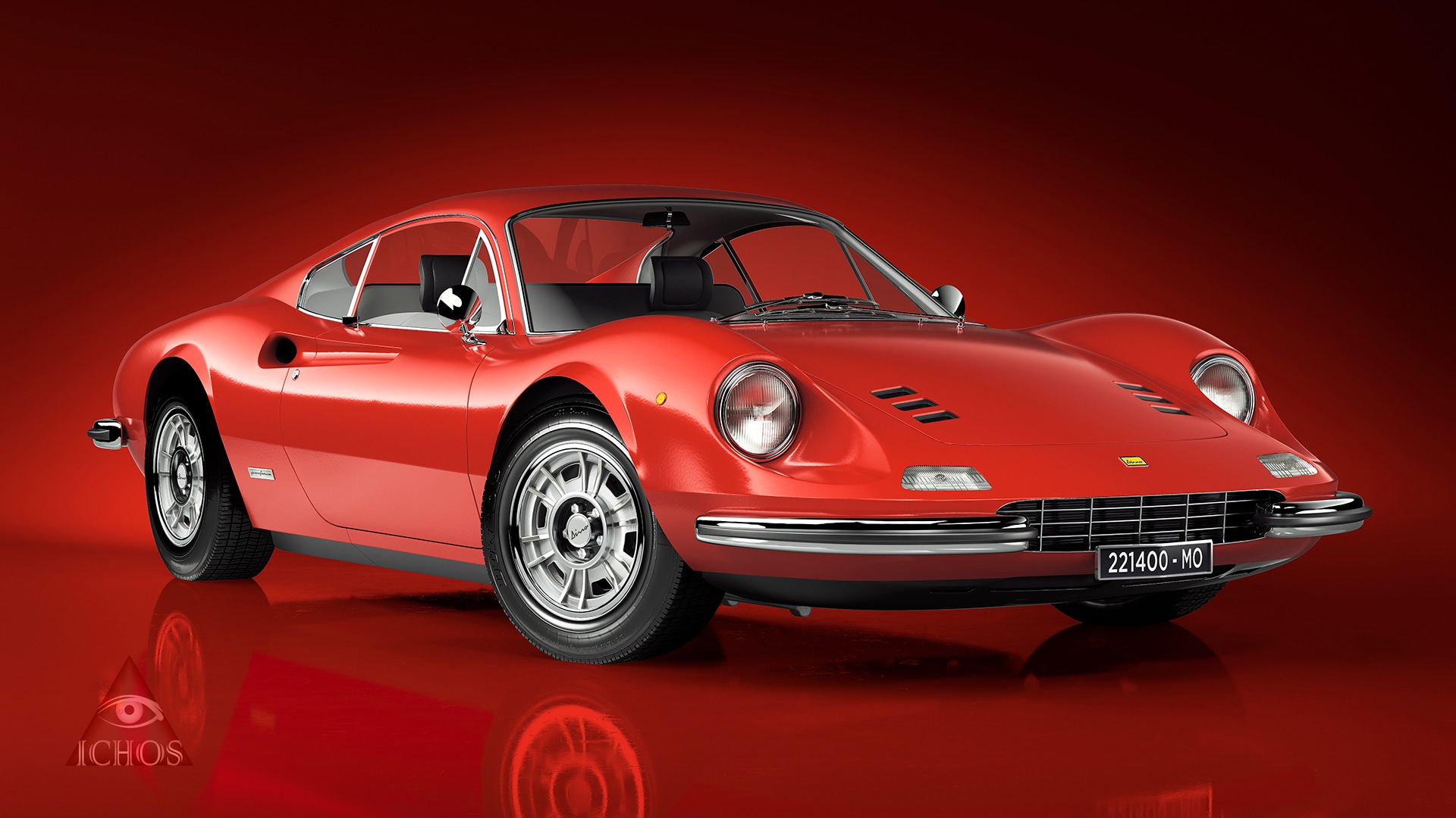 VIRAGES - The 256GT Dino Danny Wilde version 2 par angelesteban