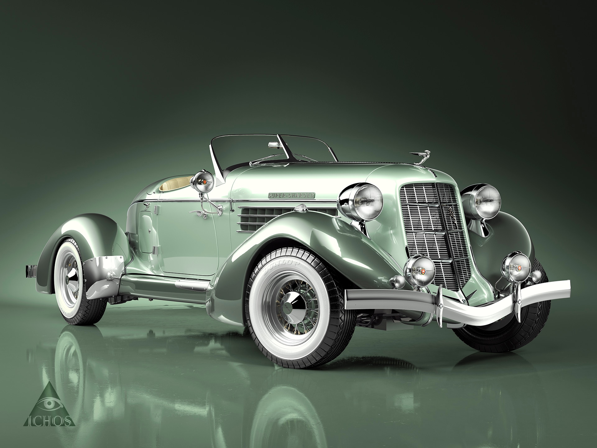 Virages - The 851 Speedster - almond Green Edition par angelesteban
