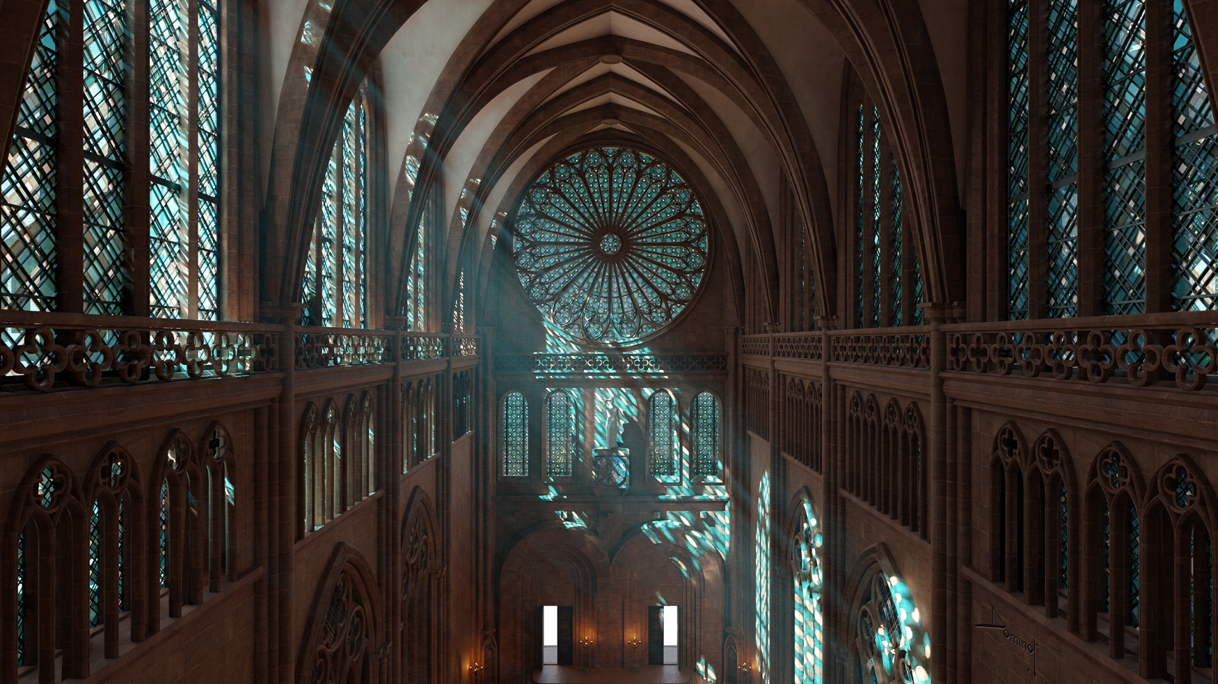 College of universal knowledge : Rosace par Naos