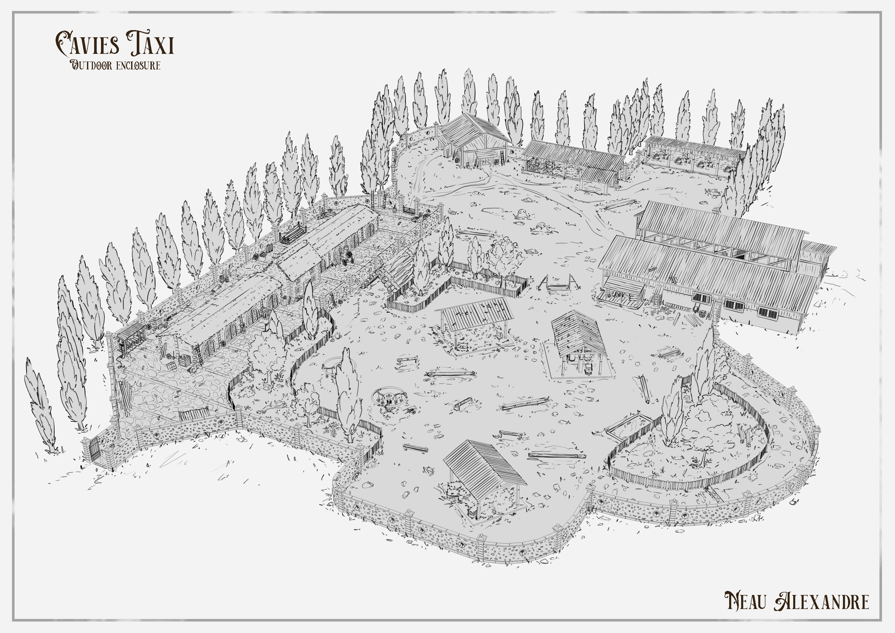 Cavies Taxi - Exterior & Props par radec