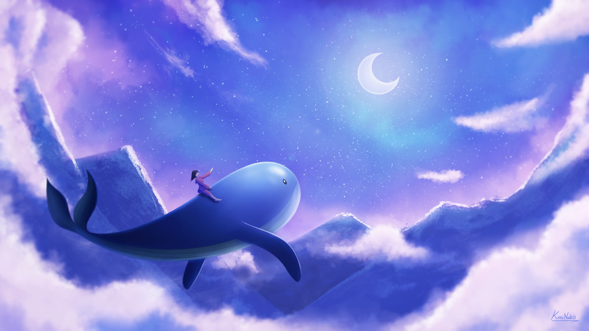 Au clair de la lune par Kimi