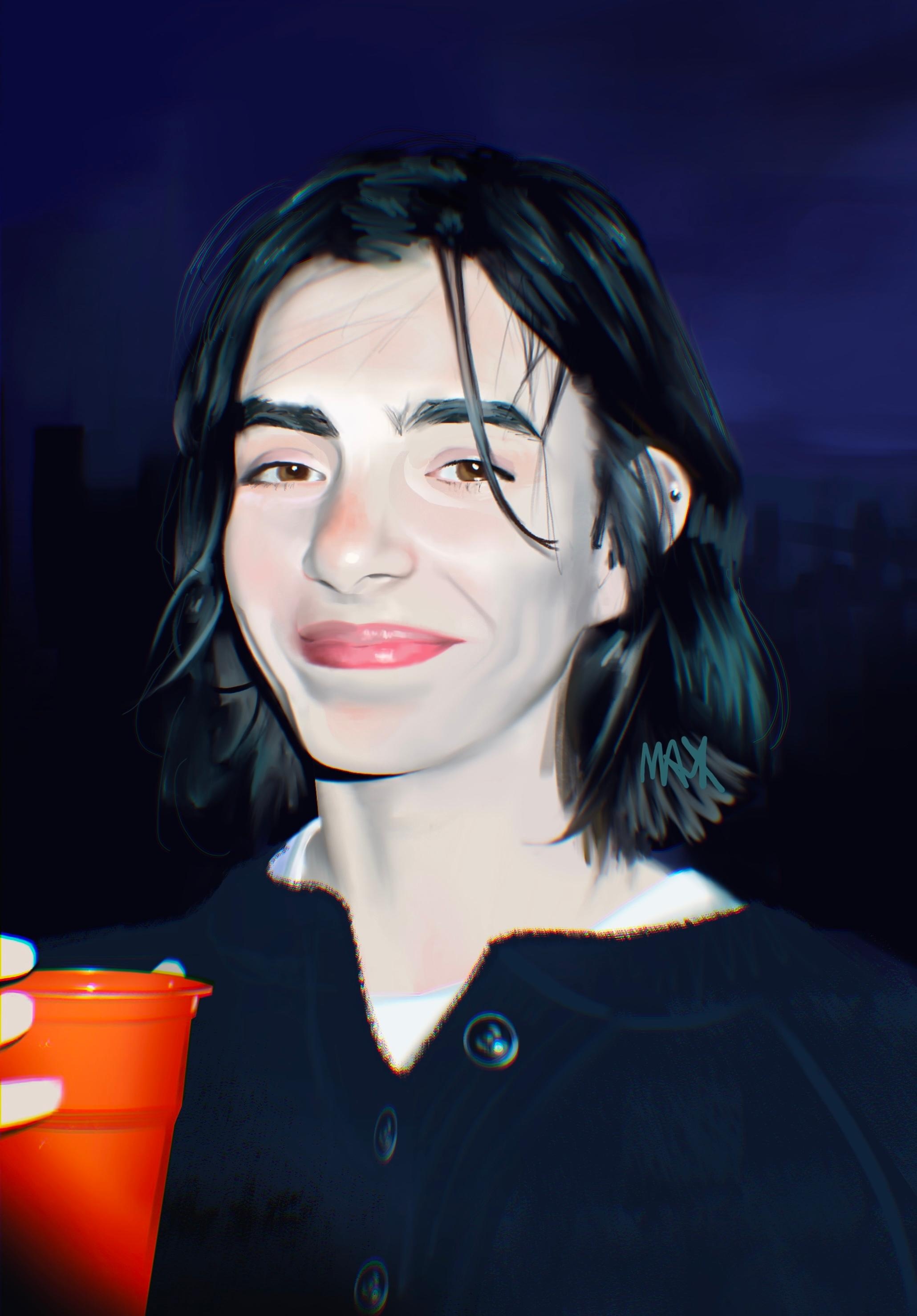 Étude portrait de couleur par MaximeGalbe