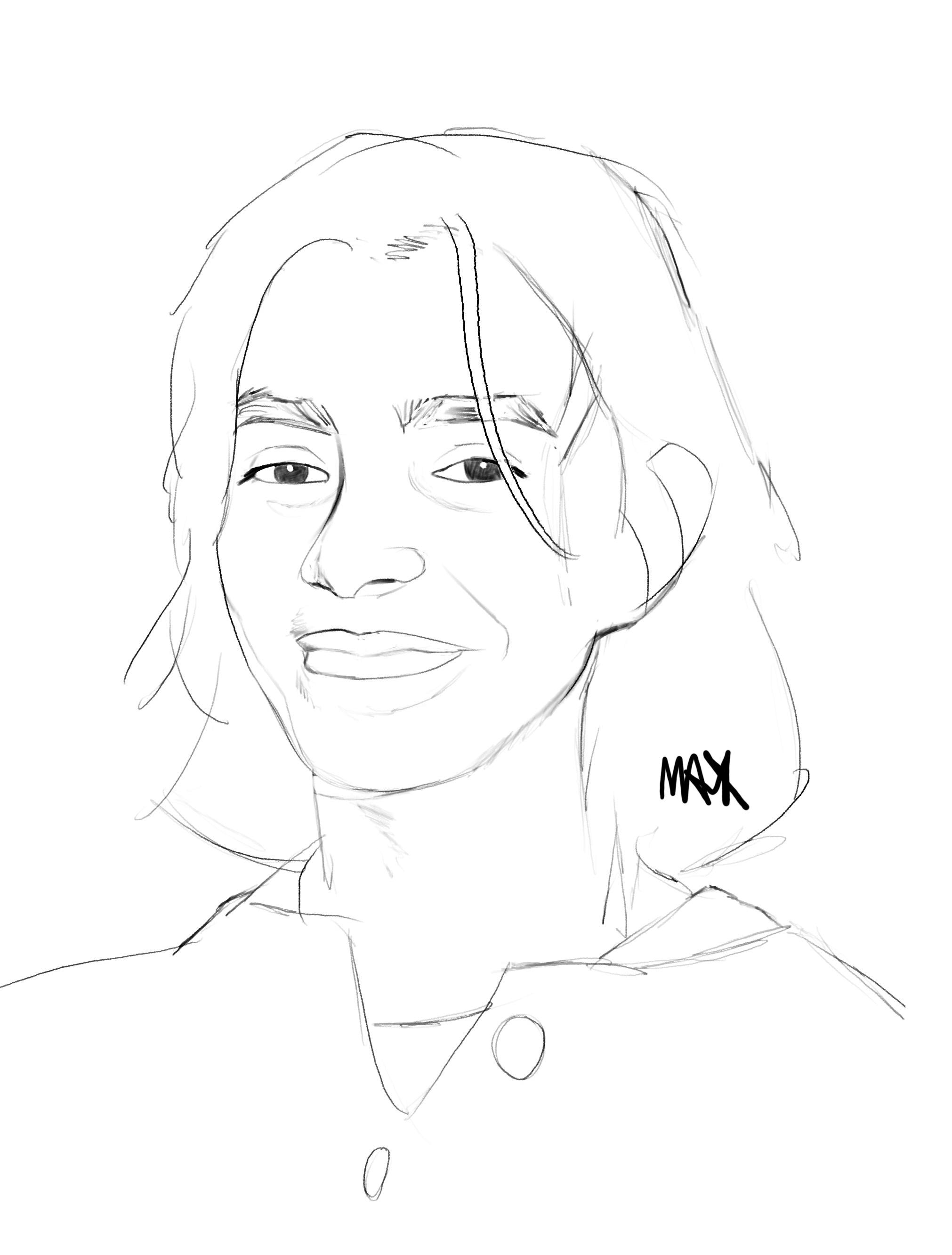 Étude portrait de couleur par MaximeGalbe