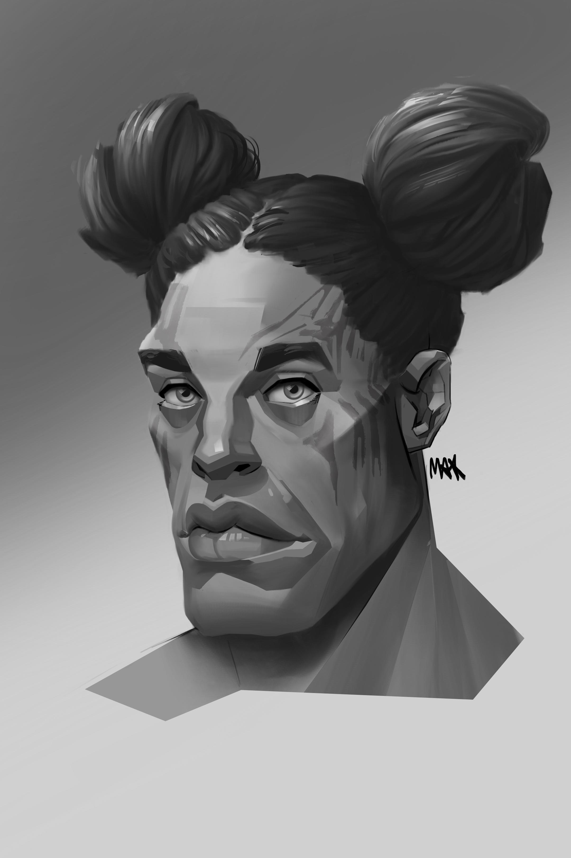 Quelques études de portrait par MaximeGalbe