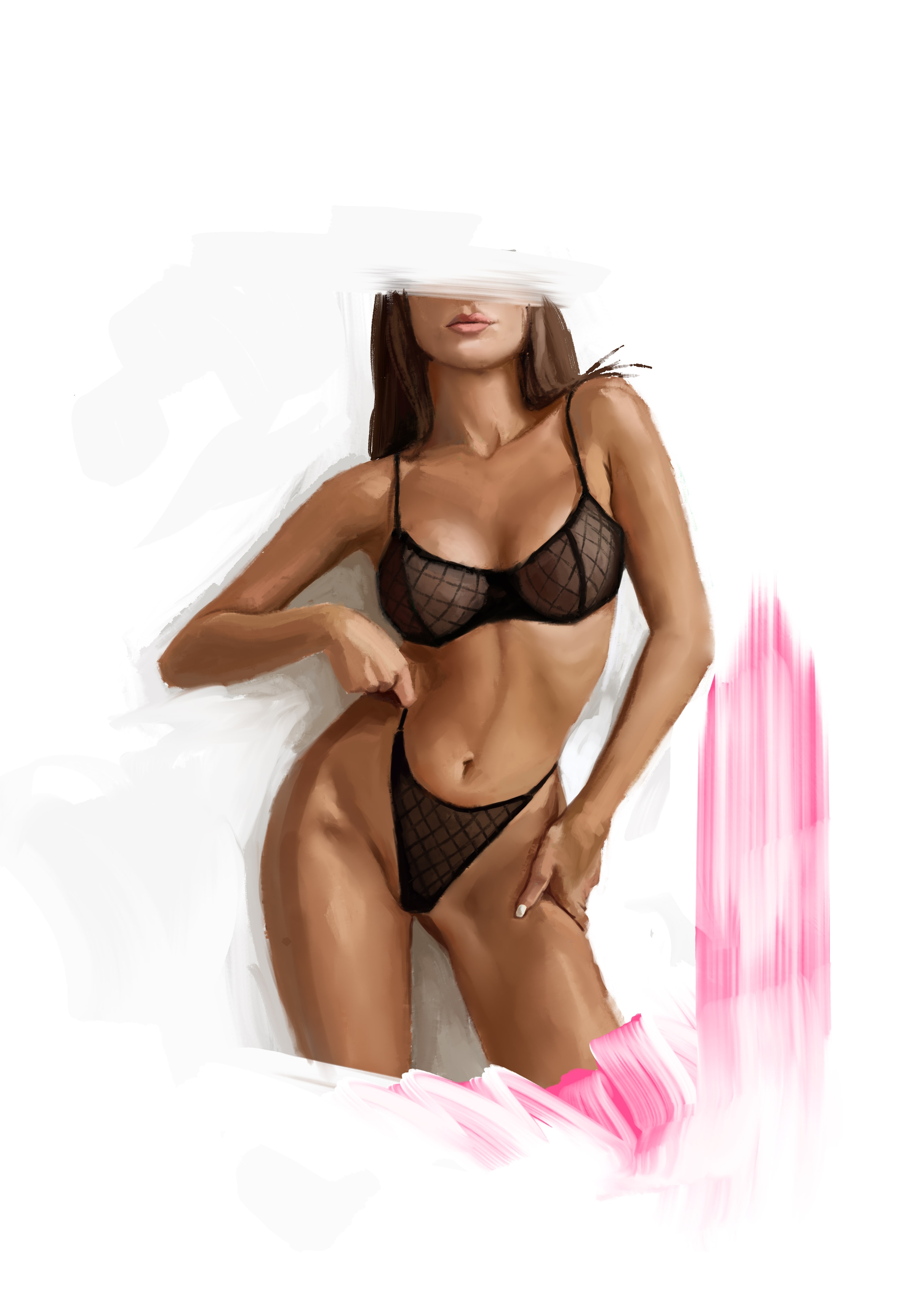 Etude body femme par Moscardino