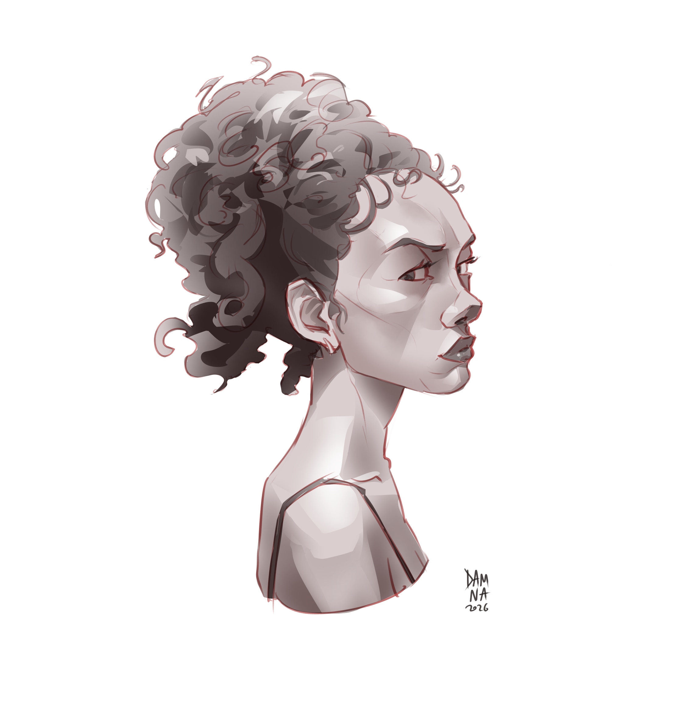 Etudes de portraits par Dam Na