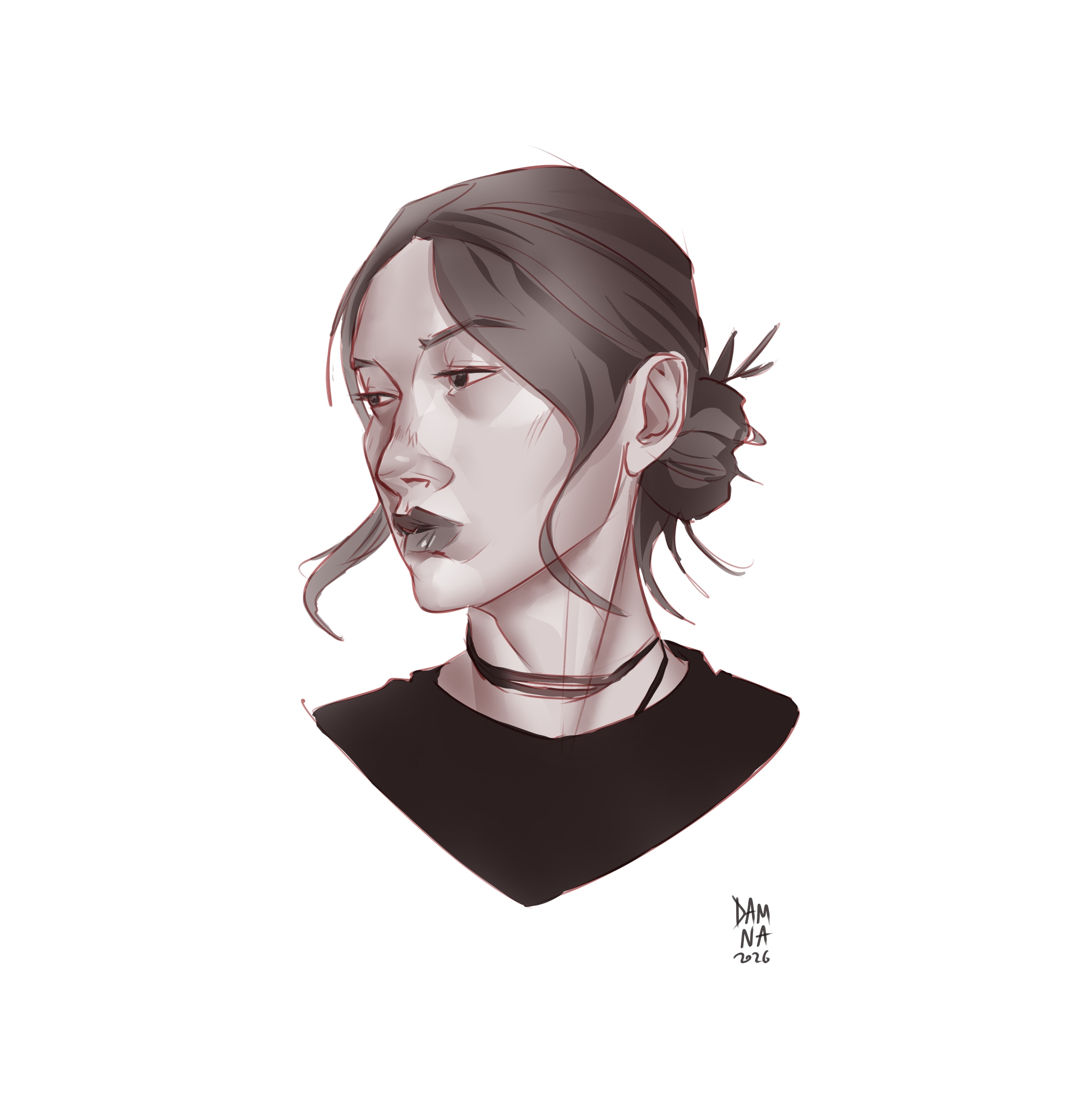 Etudes de portraits par Dam Na