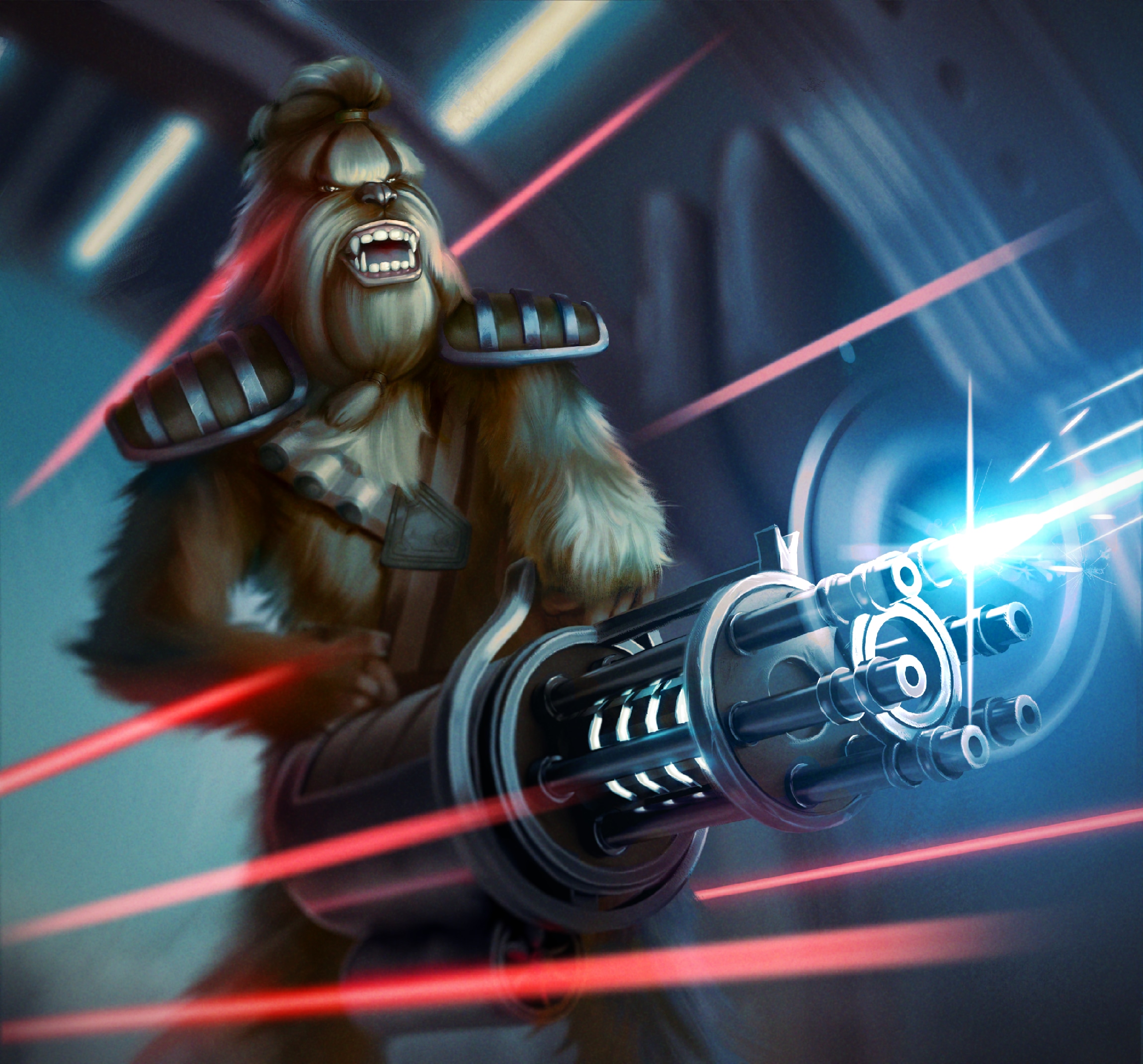 Ewik the wookie par Thalia