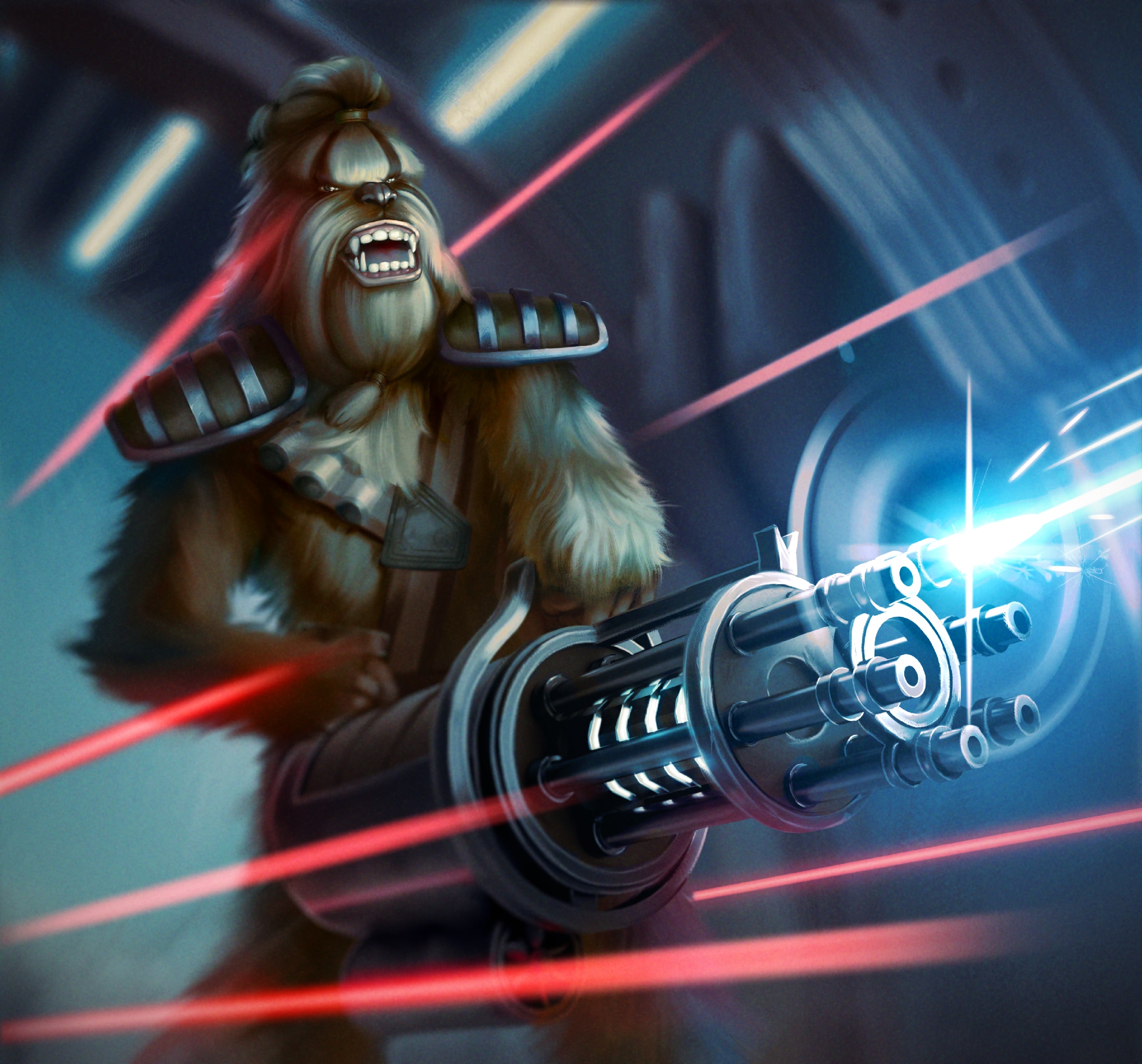 Ewik the wookie par Thalia