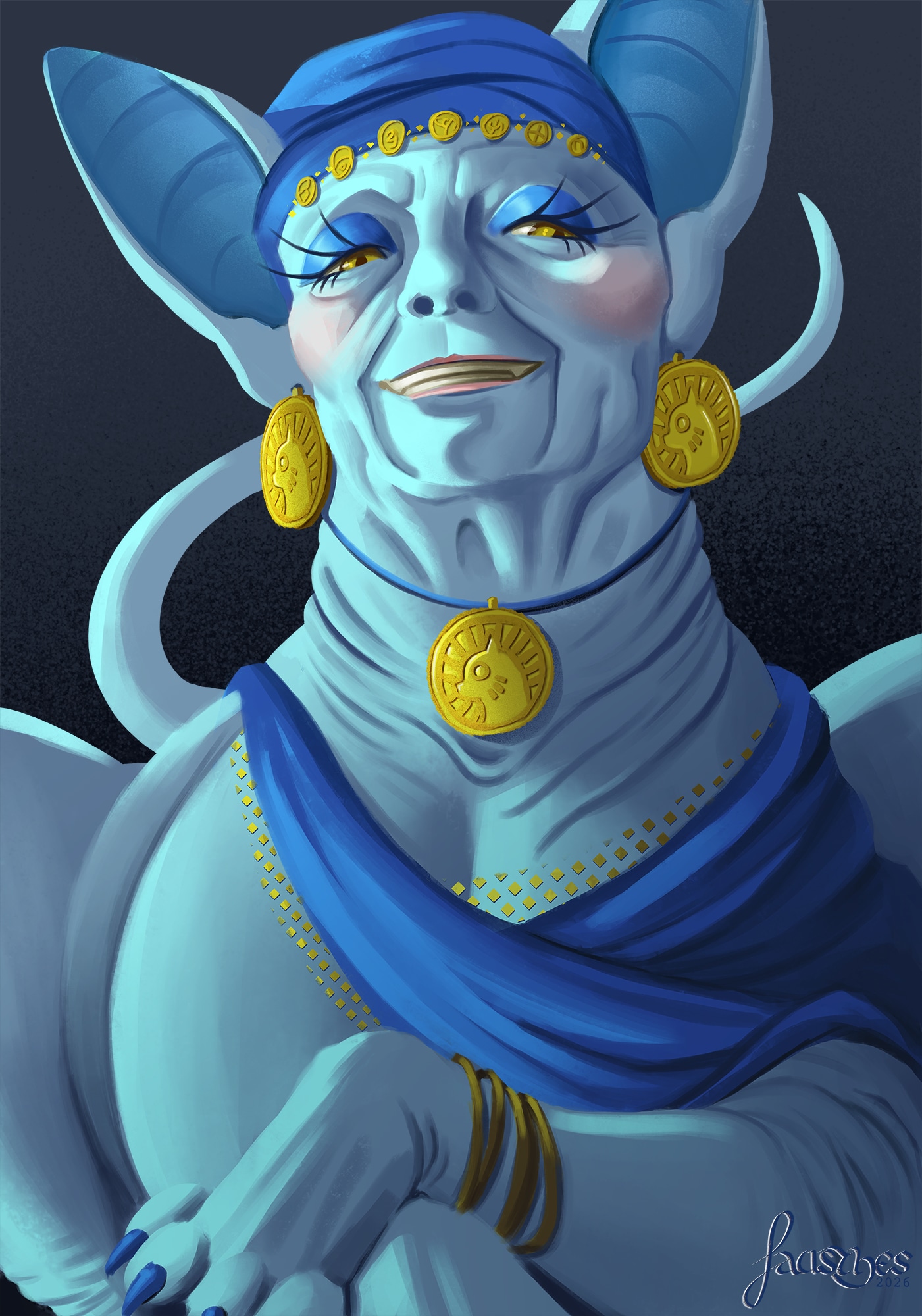 Sphinx sphynx par Fausthès