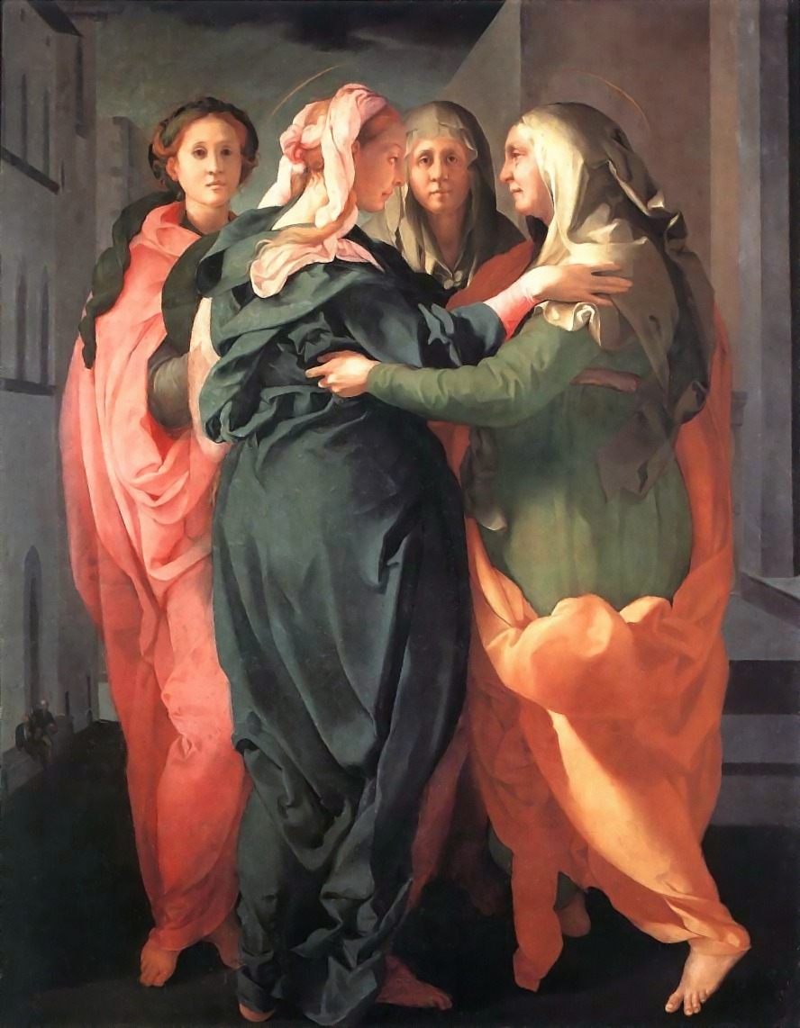 Pontormo, la visitation, 1528-1529, propositura dei santi michele e francesco collection