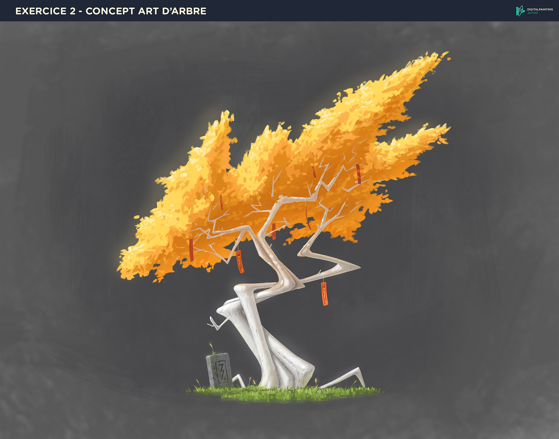 Formation concept art arbre