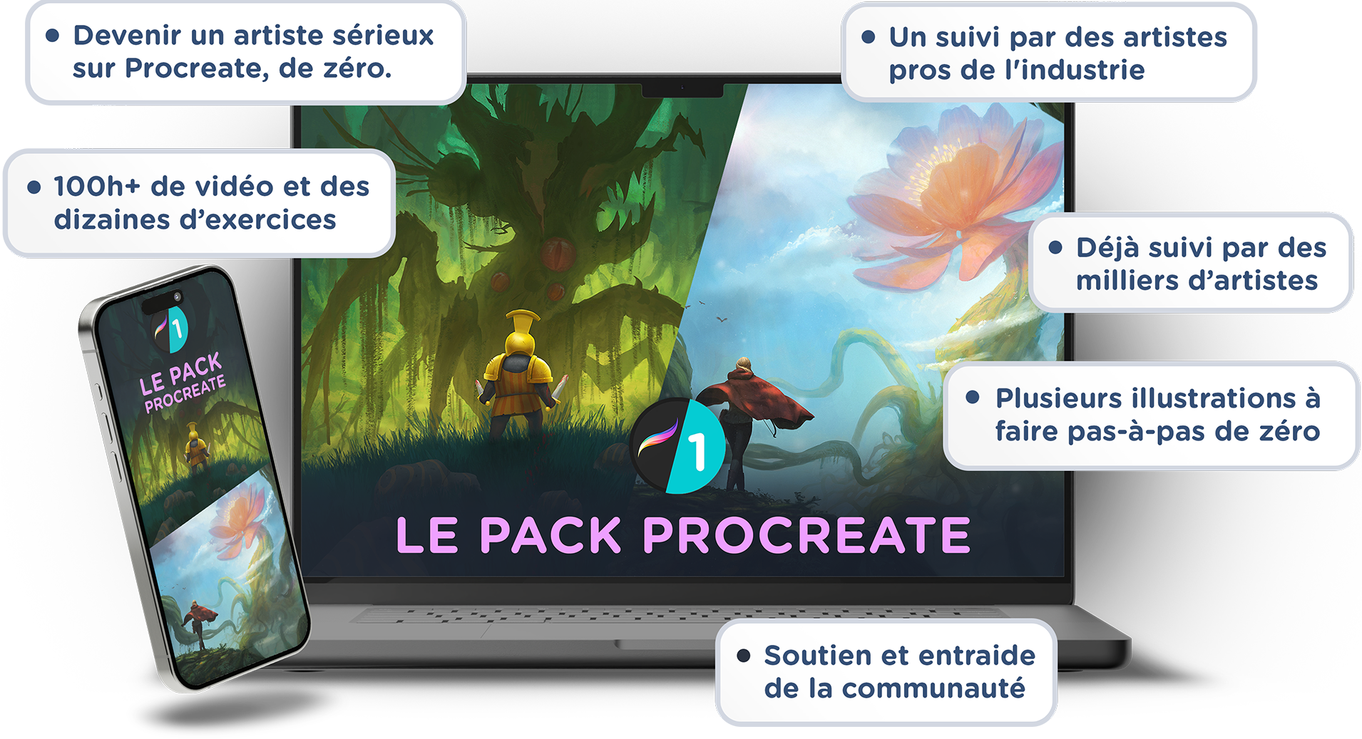 Le pack Procreate