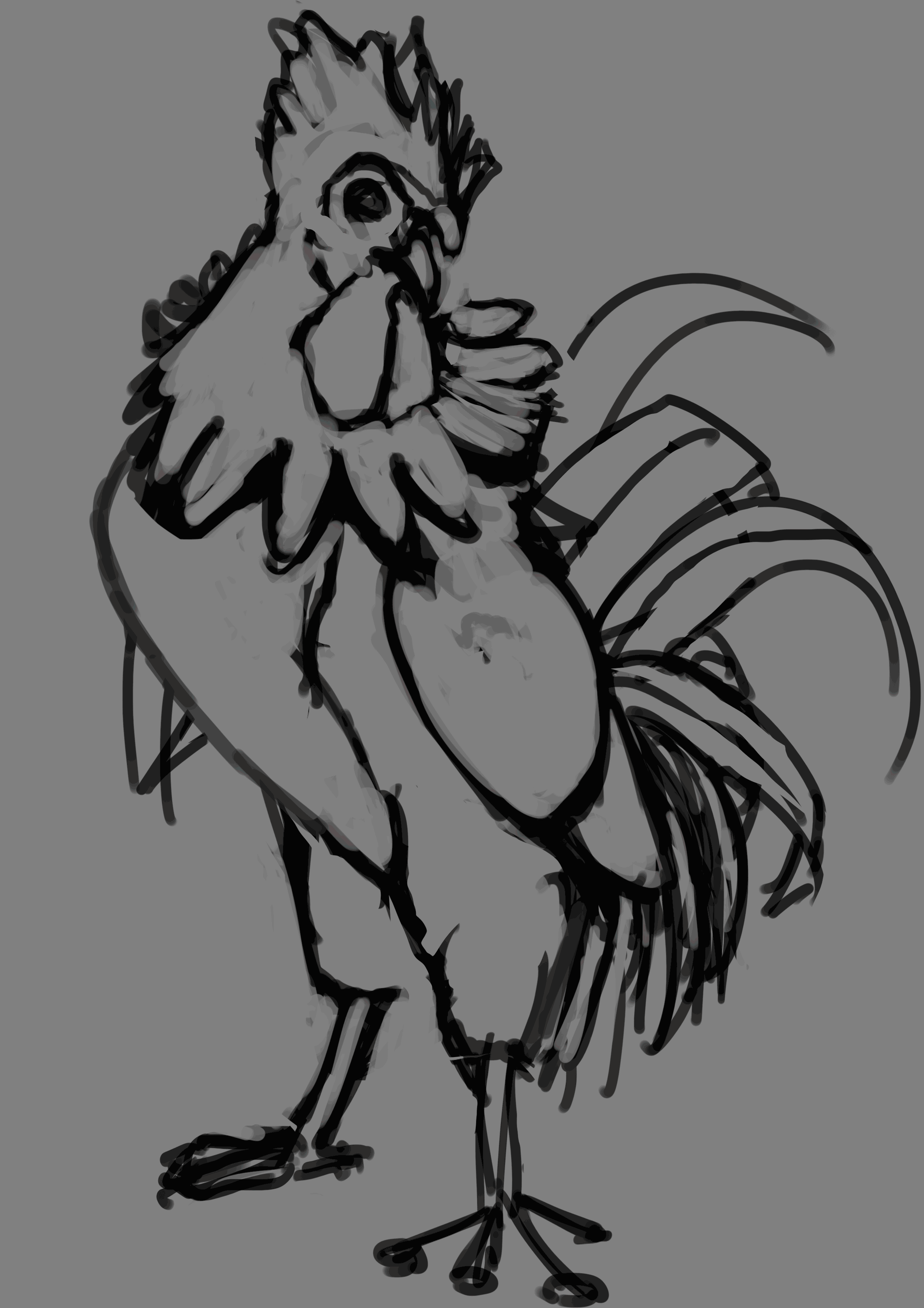 20210722 - Battle chicken armor concept par jrouanet