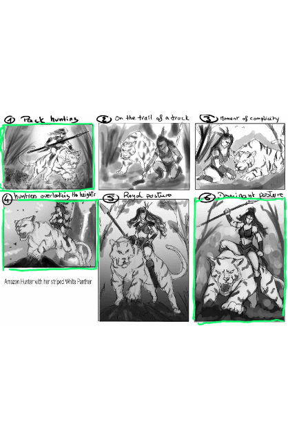 The warrior huntress par Junu-L