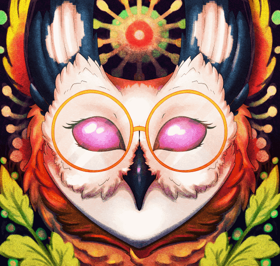 La super chouette par Mad Pixelle