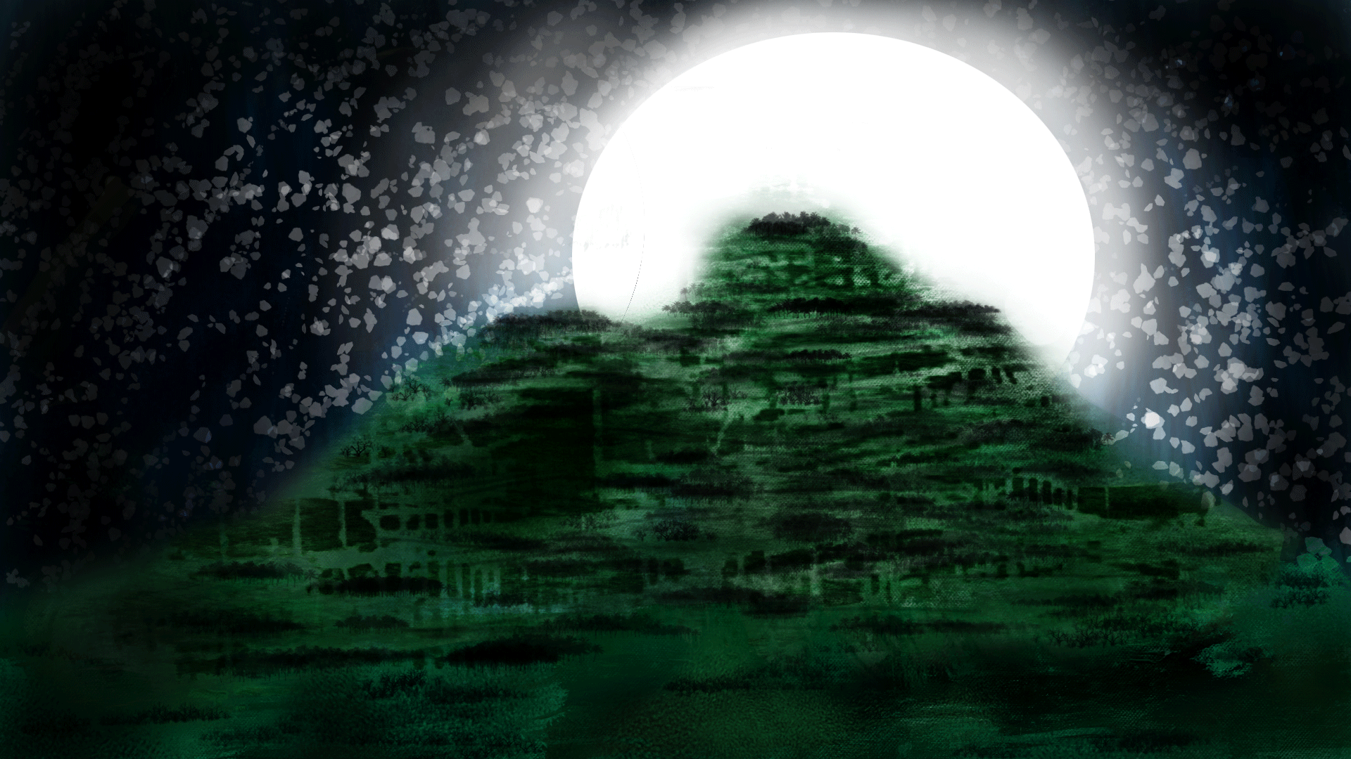 montagne lunaire  par vrinmor