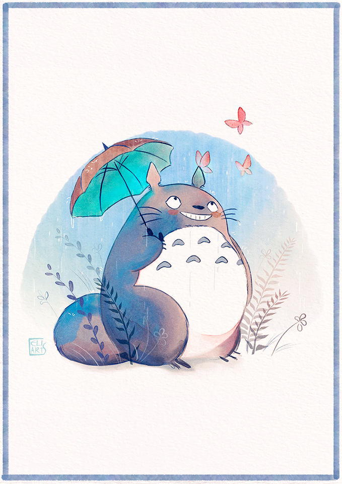 Spring Totoro par Celia