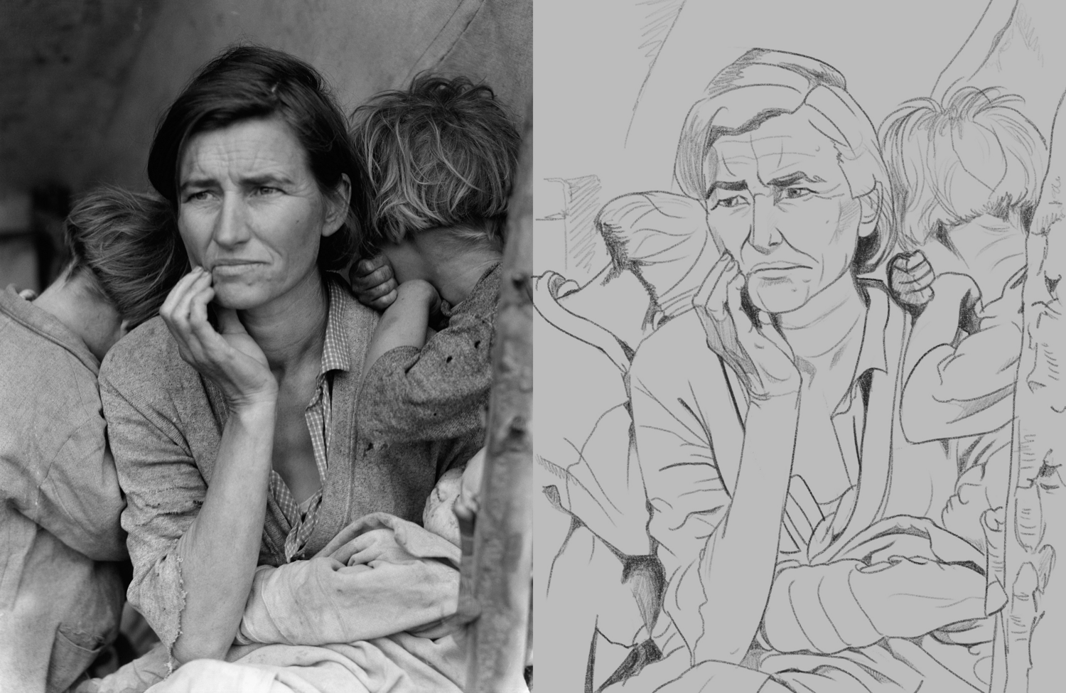 Lange-MigrantMother_etapes_anim par mumuett