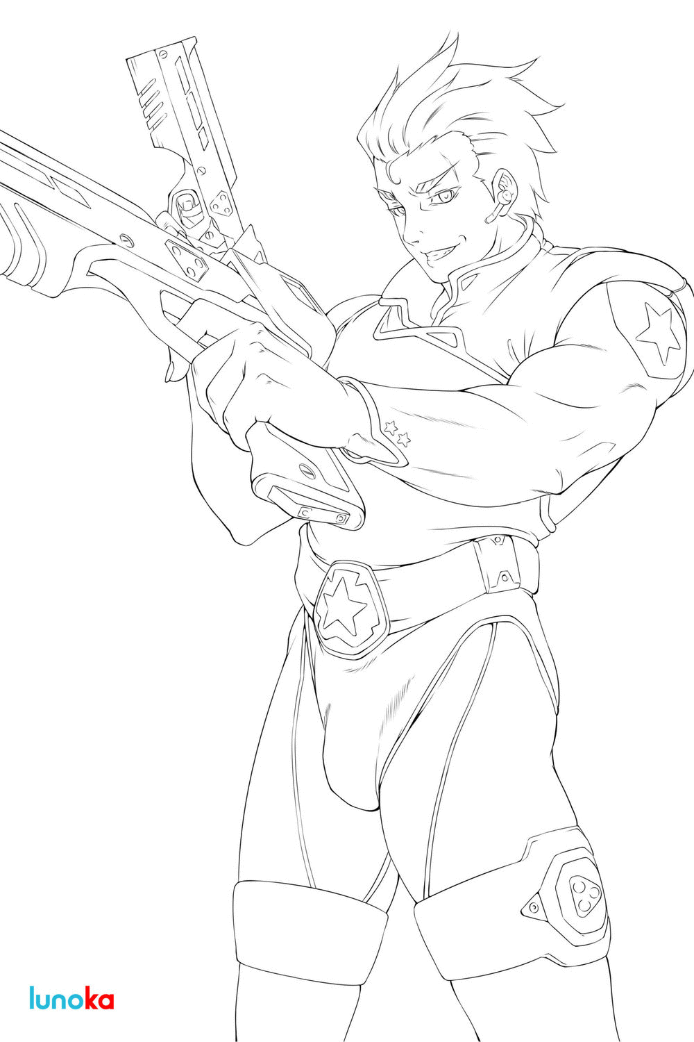 Exercice #129 – Colorisation de Line art par Hugo Lecomte