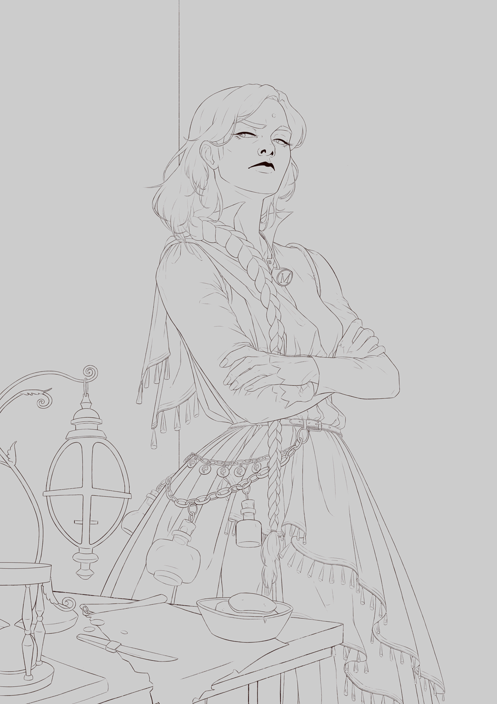 Nynaeve Al'Meara - fanart par andrea_lhoste