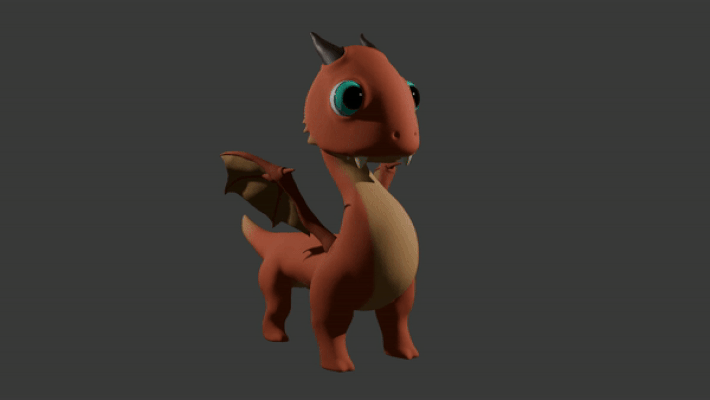 Bébé dragon par Dern