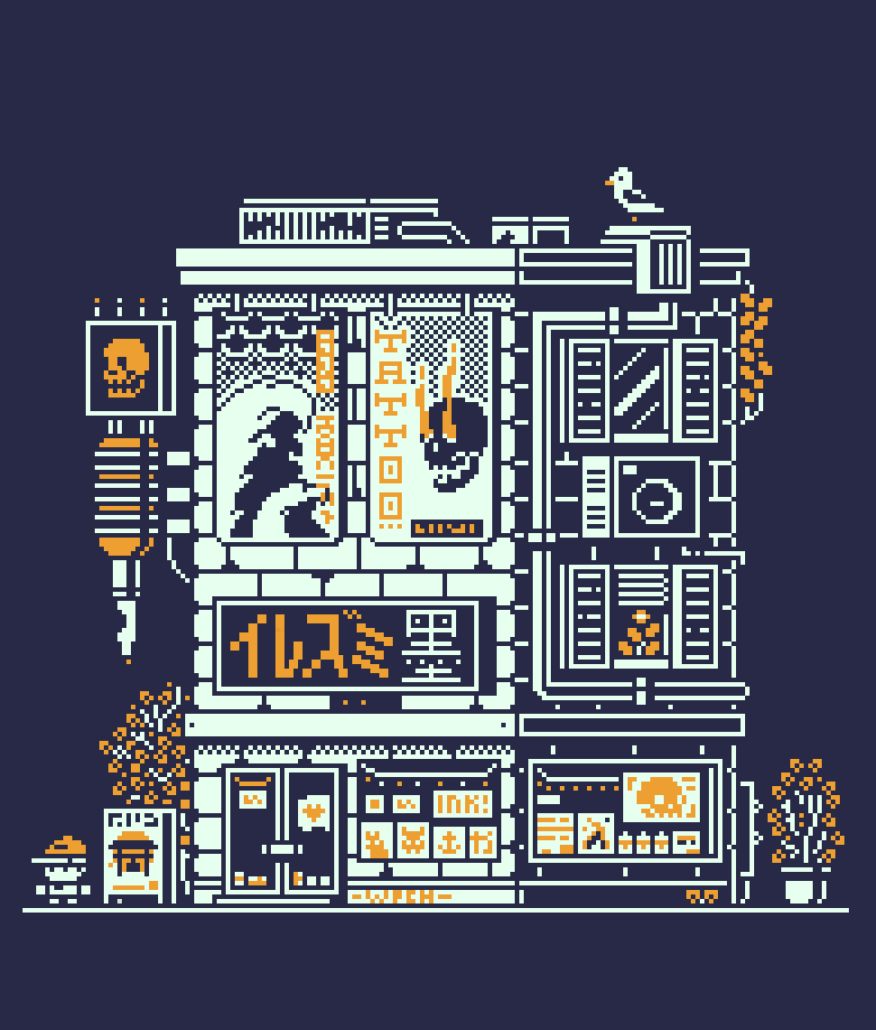 1bit Pixel art par Galacpixel