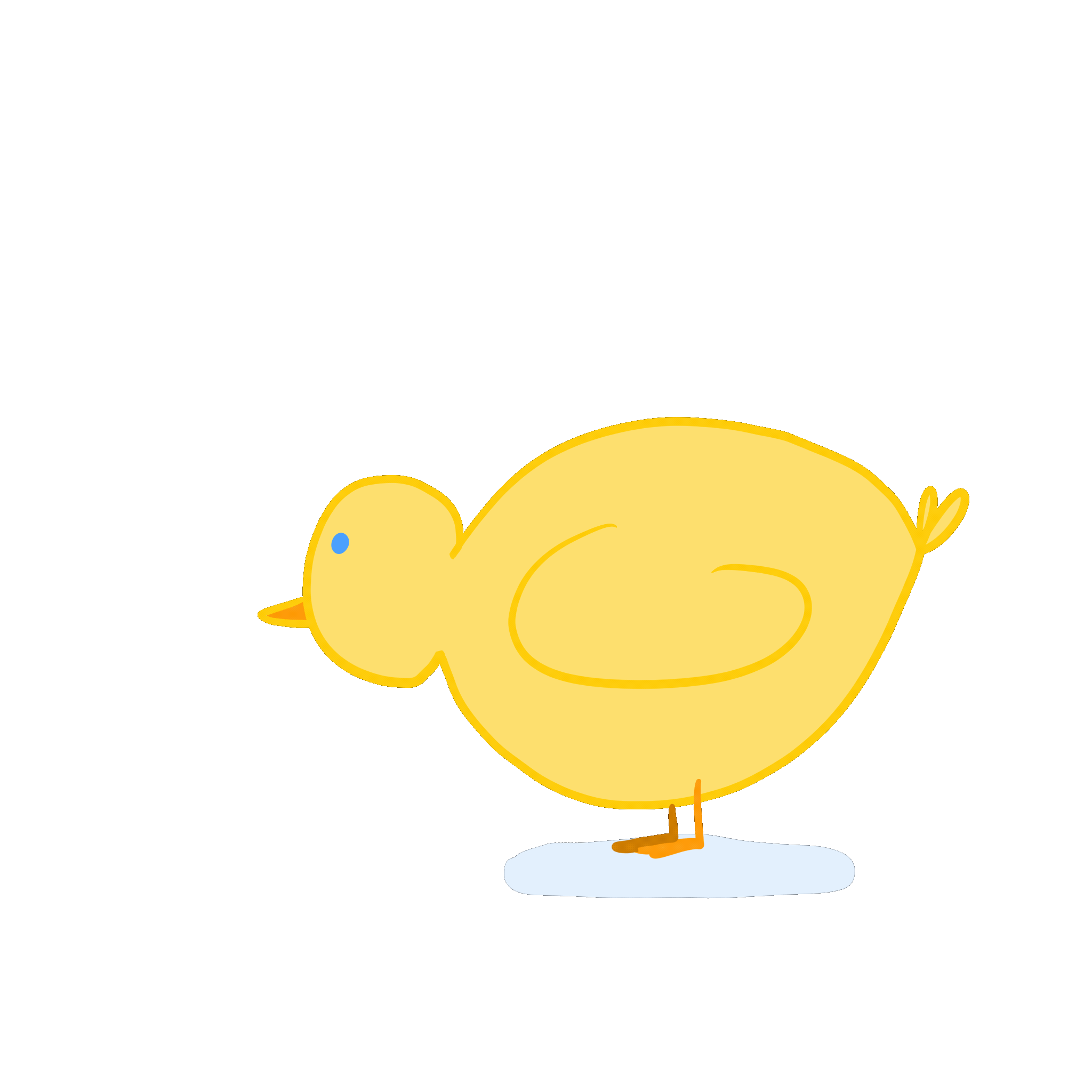 Petit poussin par Alice R